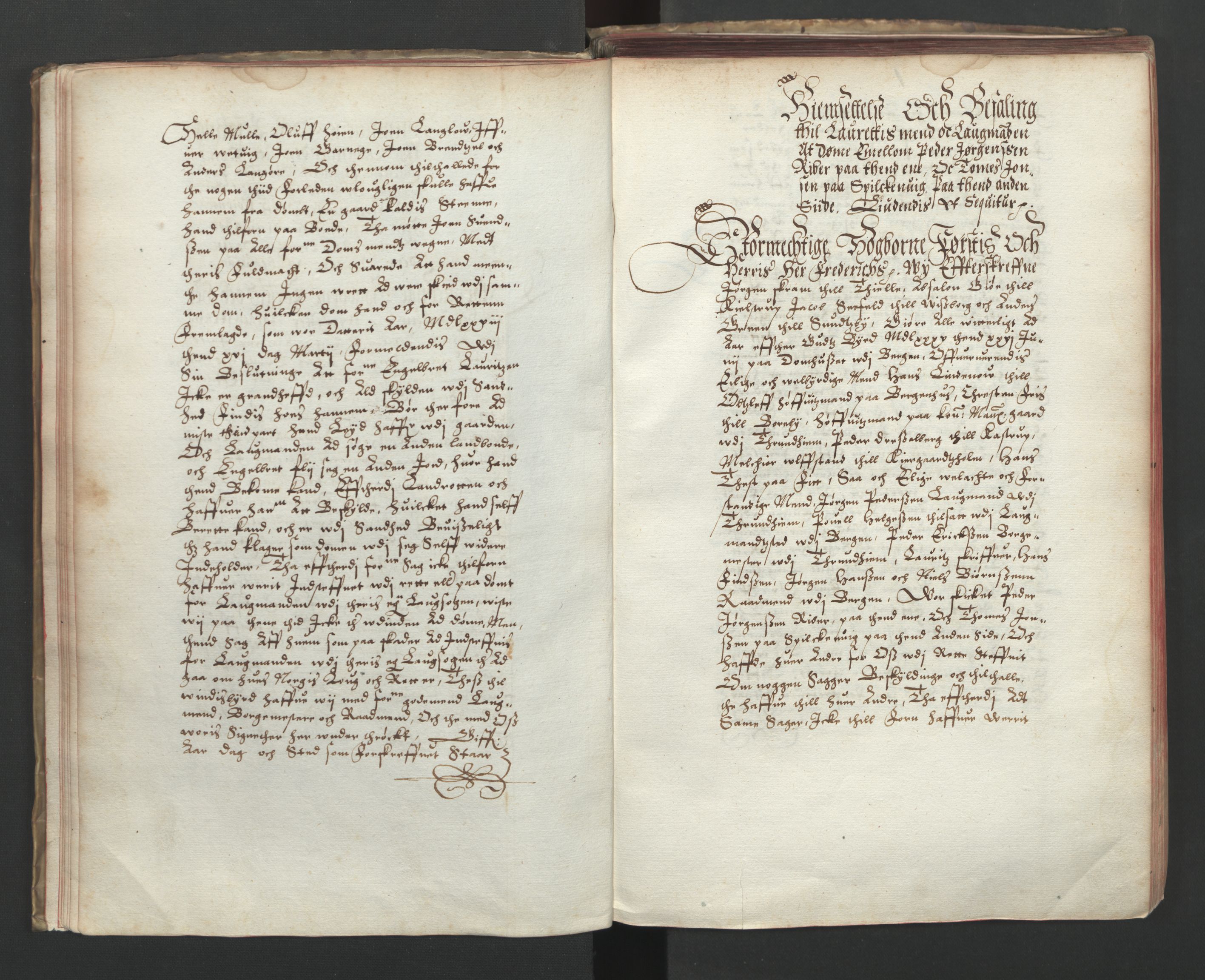 Herredagen 1539-1664  (Kongens Retterting), AV/RA-EA-2882/A/L0003: Dombok, 1585