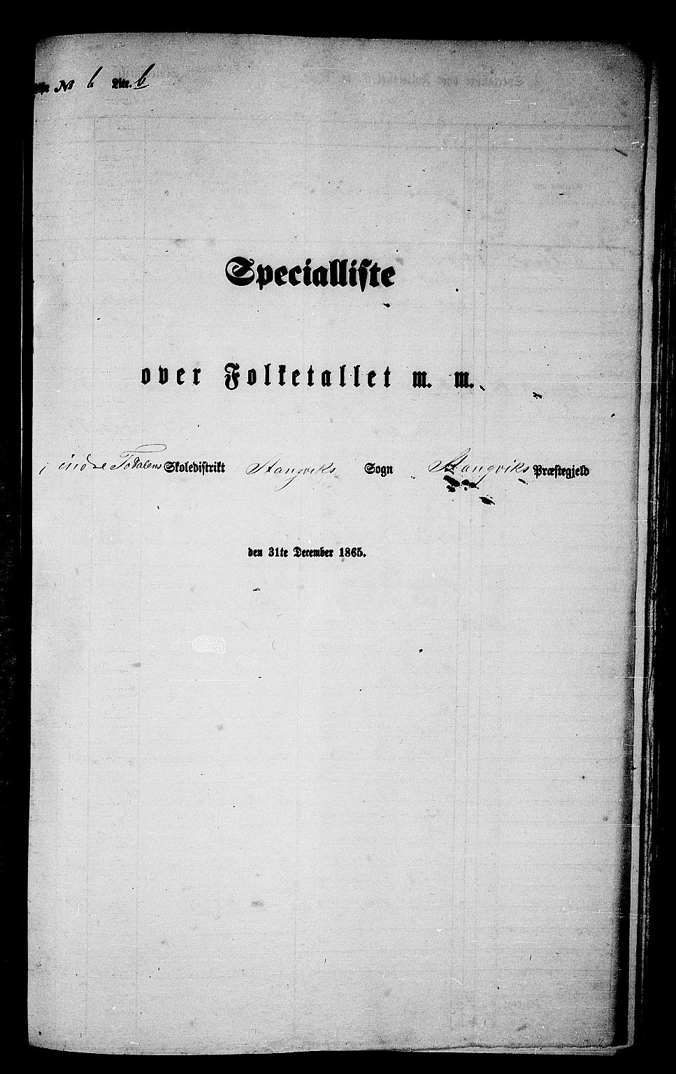 RA, 1865 census for Stangvik, 1865, p. 118