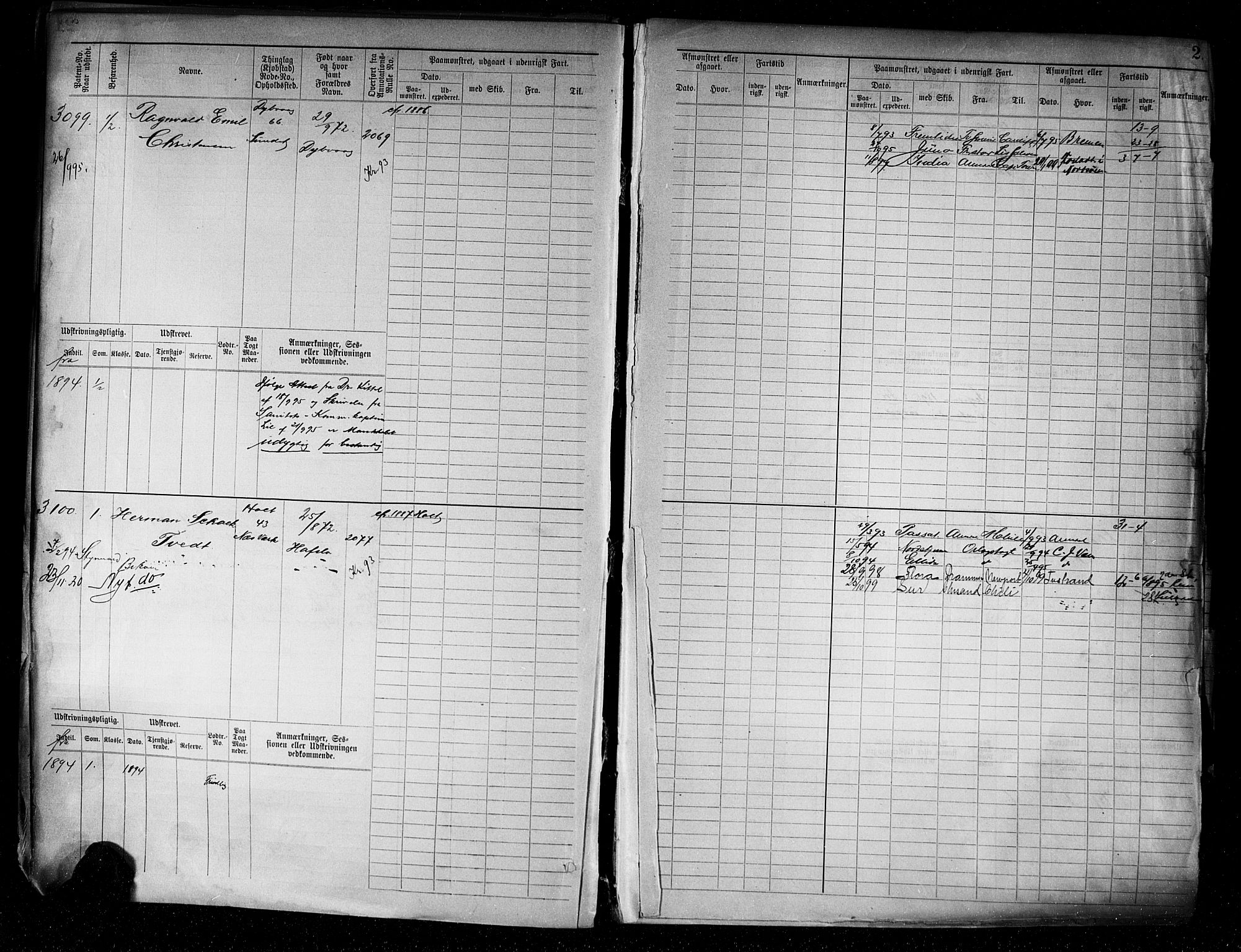 Tvedestrand mønstringskrets, AV/SAK-2031-0011/F/Fb/L0005: Hovedrulle A nr 3057-3817, R-6, 1890-1920, p. 24