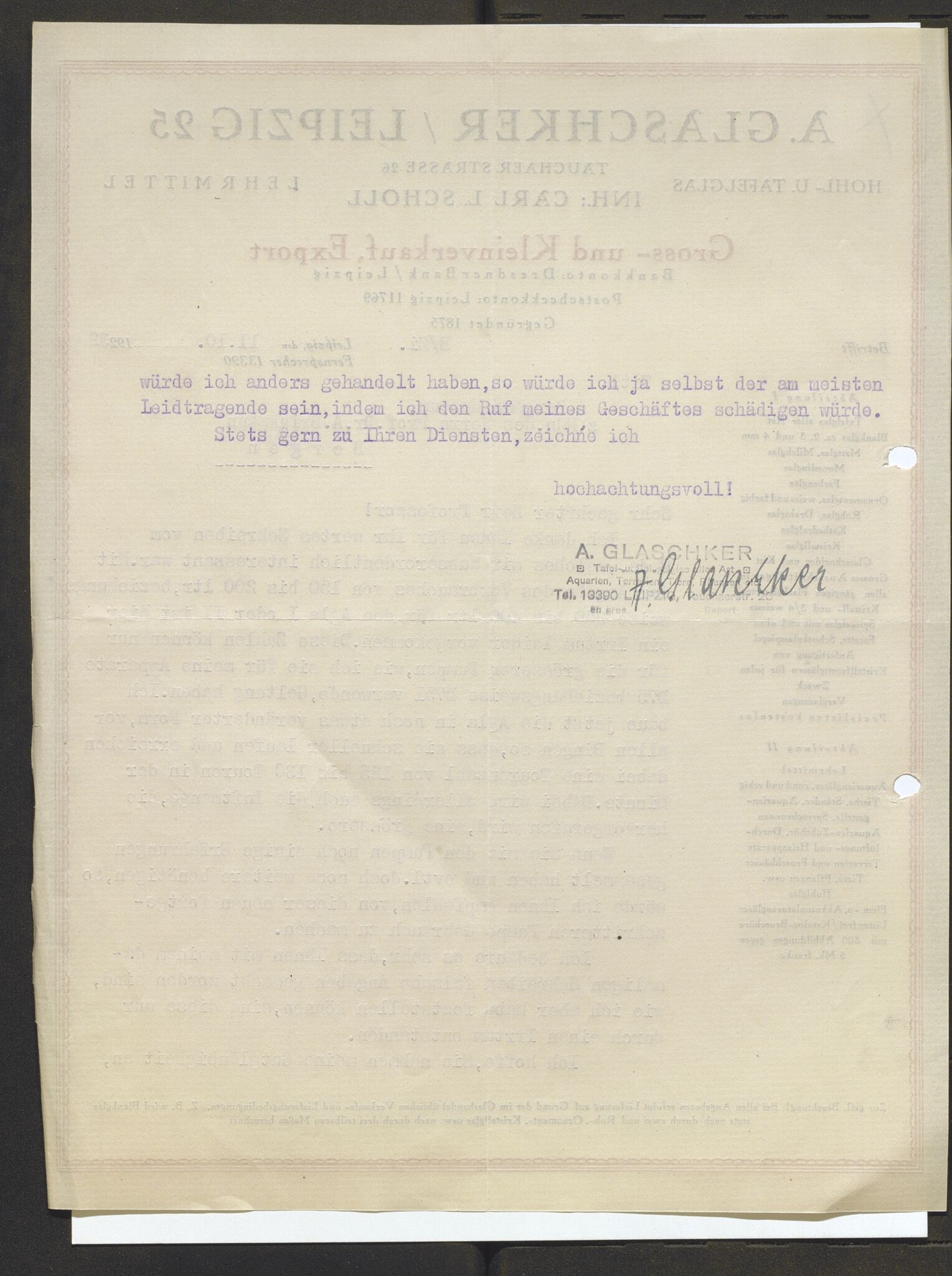 Bergens Museum, AV/SAB-A-17301/13/D/L0002: Korrespondanse , 1928-1940, p. 476