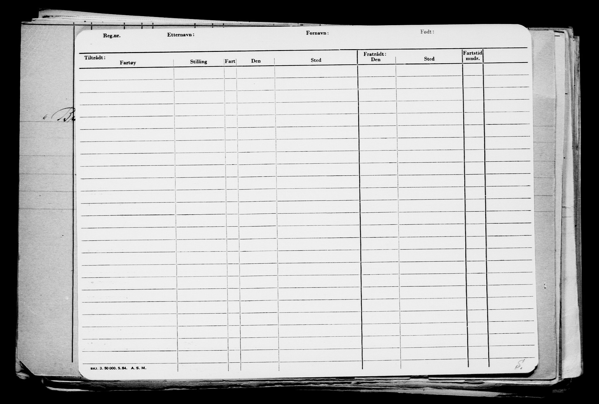 Direktoratet for sjømenn, AV/RA-S-3545/G/Gb/L0114: Hovedkort, 1913, p. 701