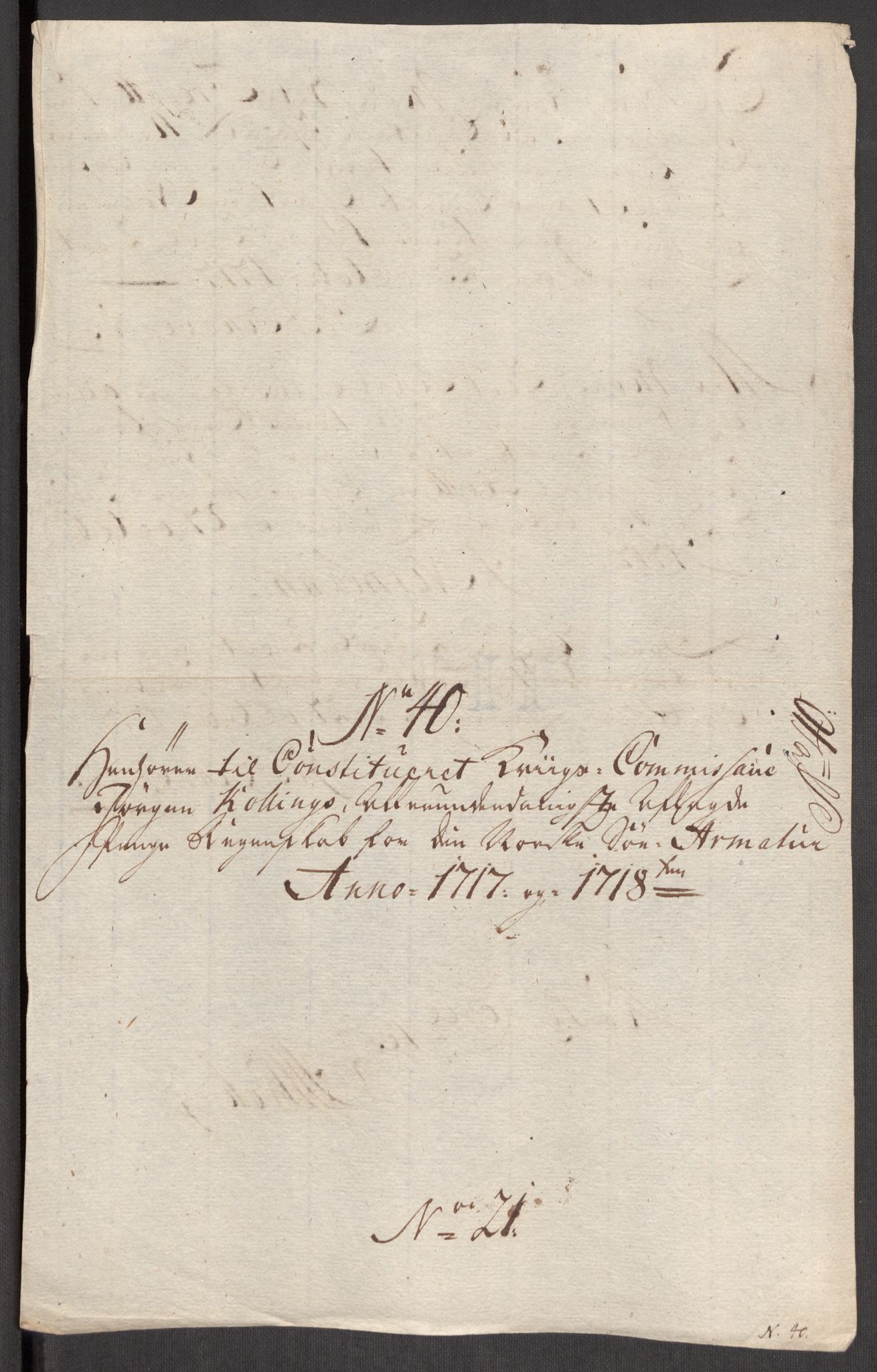 Kommanderende general (KG I) med Det norske krigsdirektorium, AV/RA-EA-5419/E/Eb/L0001: Ruller over noen kompanier som tjenestegjorde på flåten, 1712-1721, p. 537