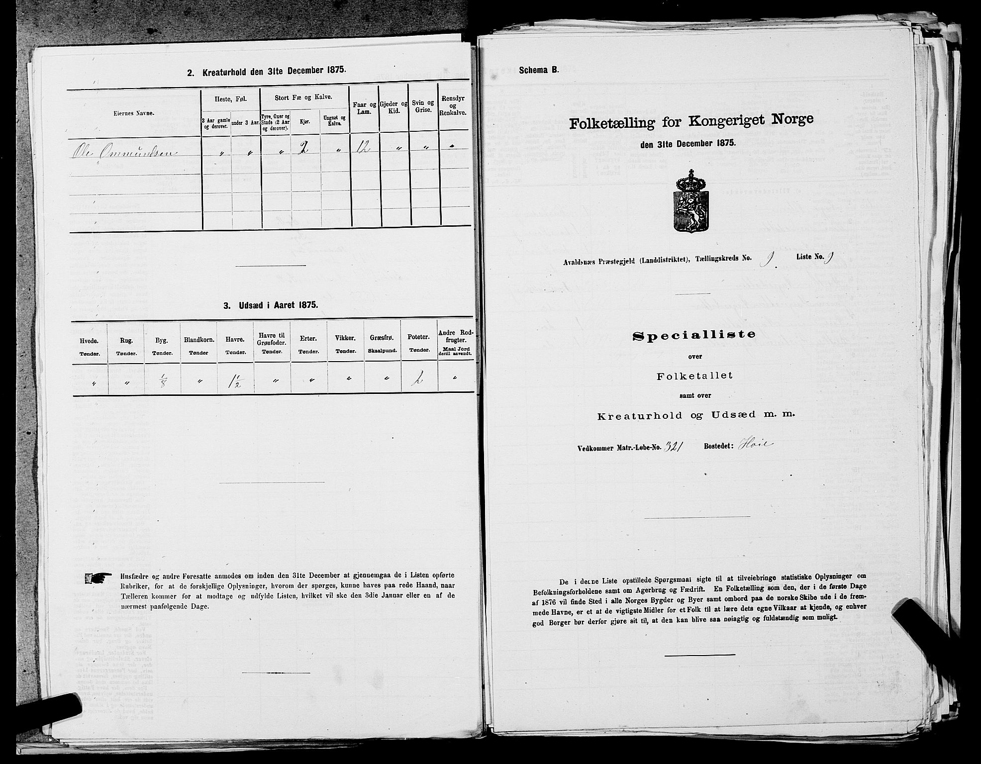 SAST, 1875 census for 1147L Avaldsnes/Avaldsnes og Kopervik, 1875, p. 1435