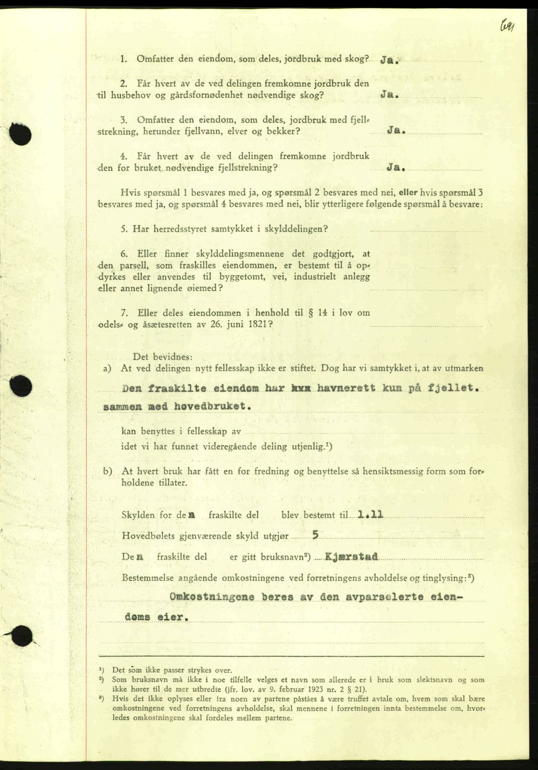 Nordmøre sorenskriveri, AV/SAT-A-4132/1/2/2Ca: Mortgage book no. A95, 1943-1943, Diary no: : 1770/1943