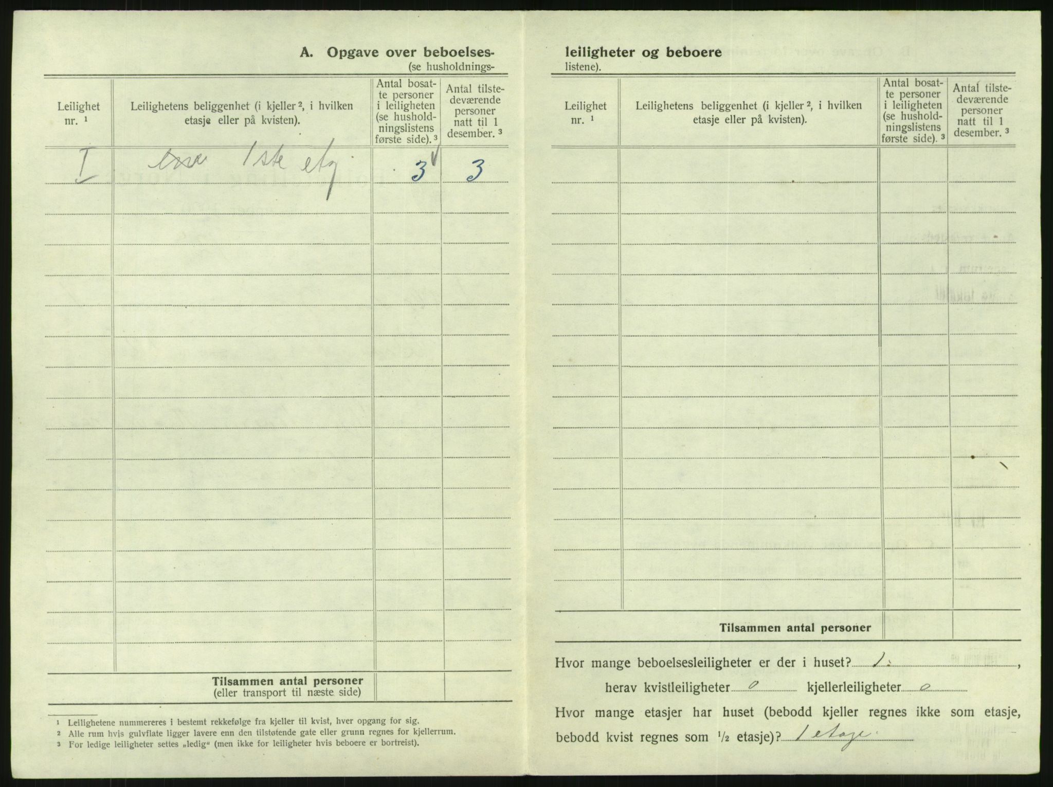 SAK, 1920 census for Lillesand, 1920, p. 44