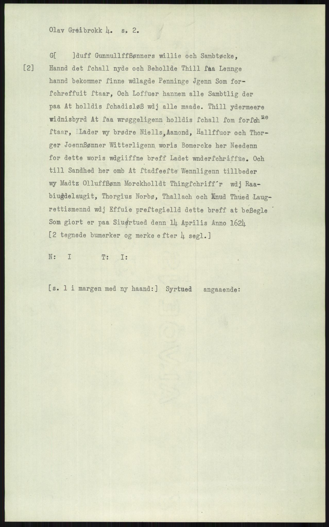 Samlinger til kildeutgivelse, Diplomavskriftsamlingen, AV/RA-EA-4053/H/Ha, p. 2407