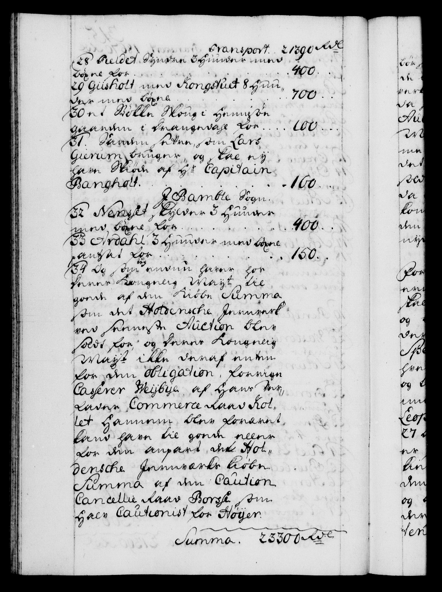 Danske Kanselli 1572-1799, AV/RA-EA-3023/F/Fc/Fca/Fcaa/L0028: Norske registre, 1733-1734, p. 315b