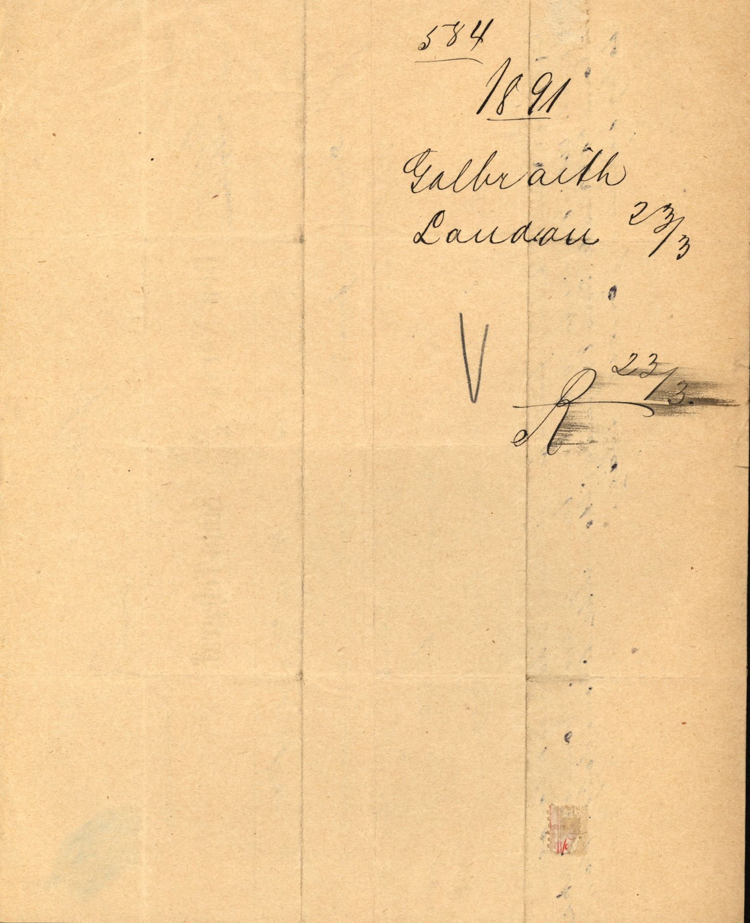 Pa 63 - Østlandske skibsassuranceforening, VEMU/A-1079/G/Ga/L0027/0011: Havaridokumenter / Louise, Lucie, Falcon, Ingeborg av Laurvig, Imperator, 1891, p. 52