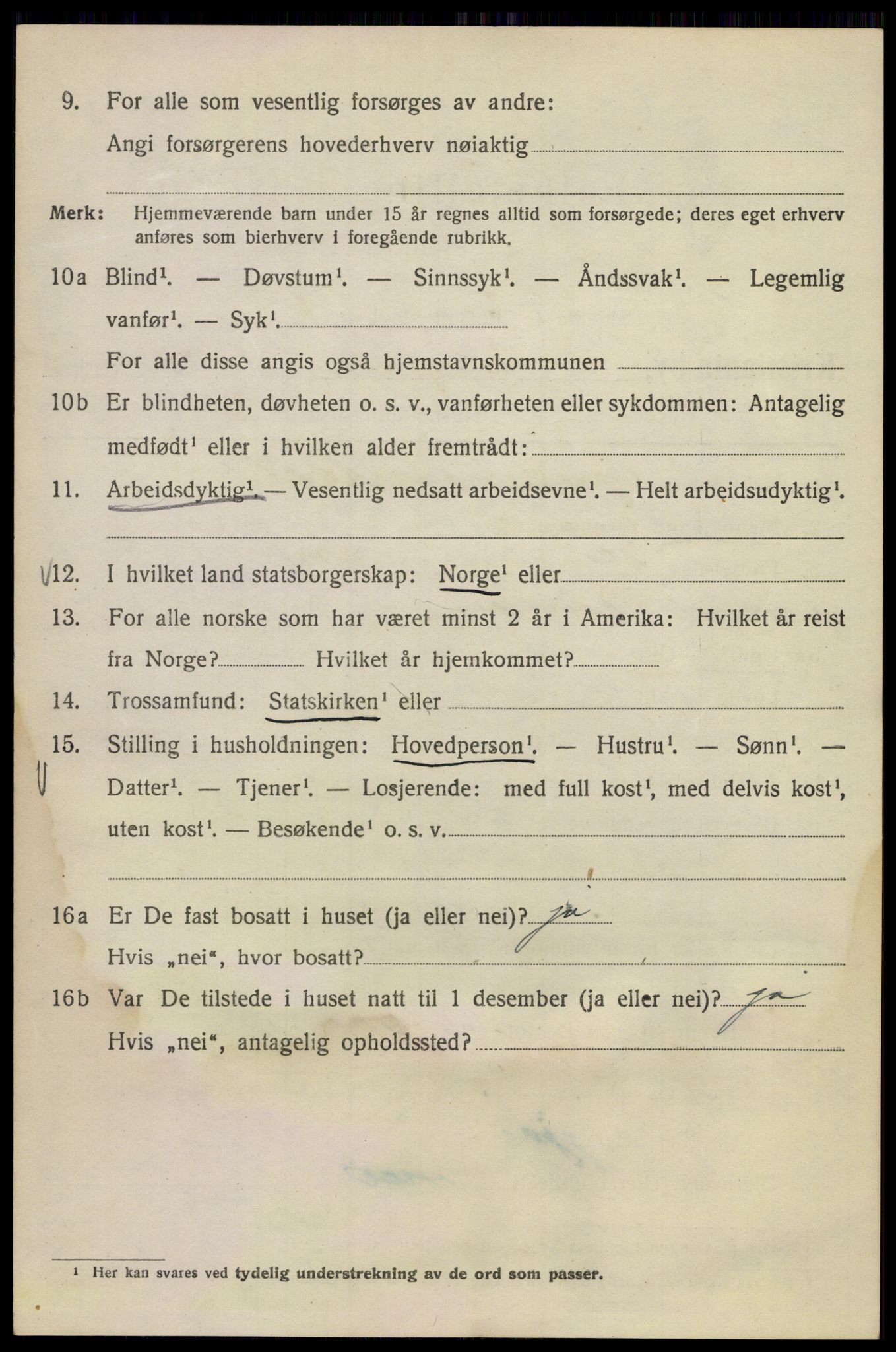 SAO, 1920 census for Kristiania, 1920, p. 595340