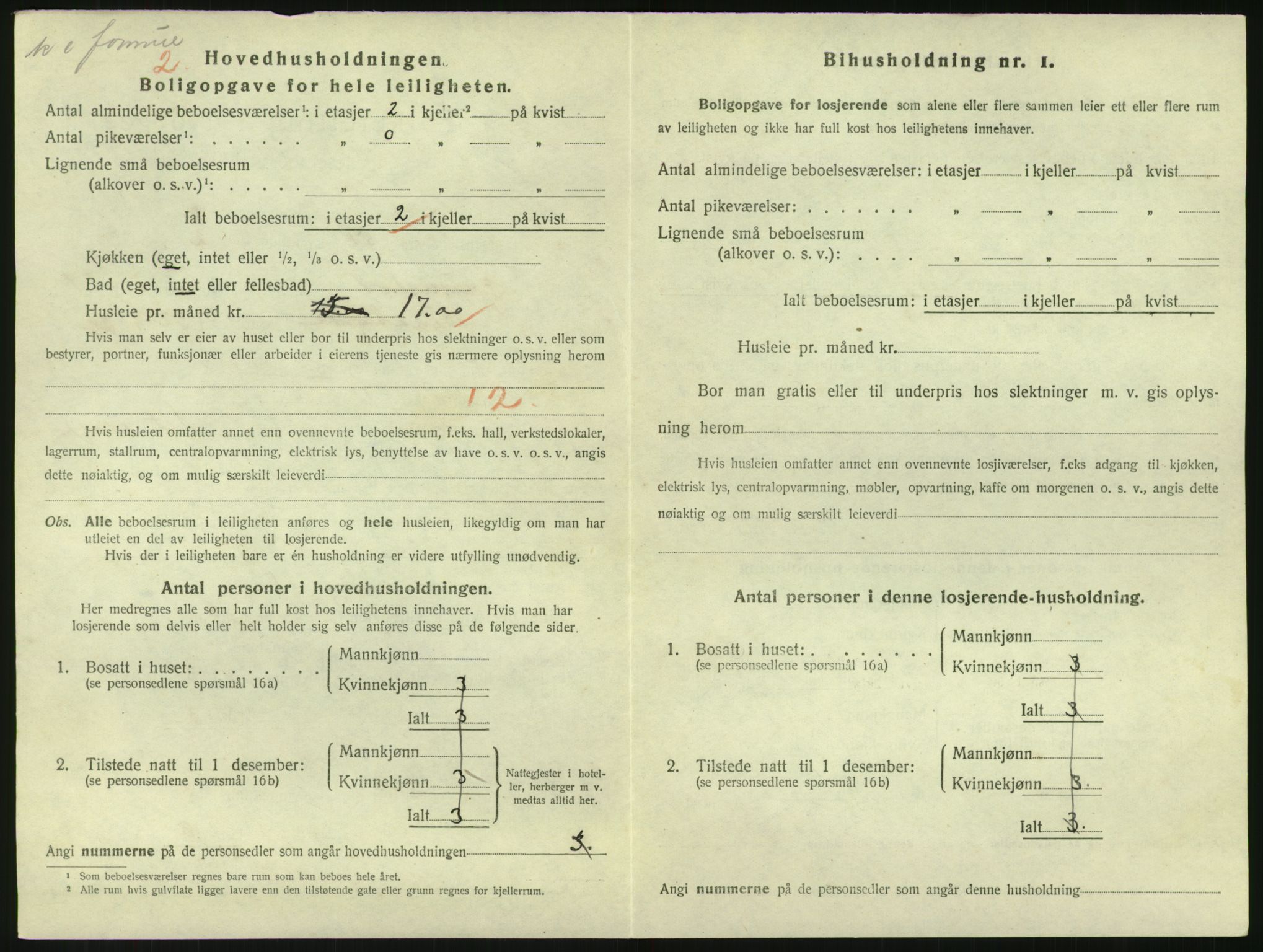 SAK, 1920 census for Grimstad, 1920, p. 1124