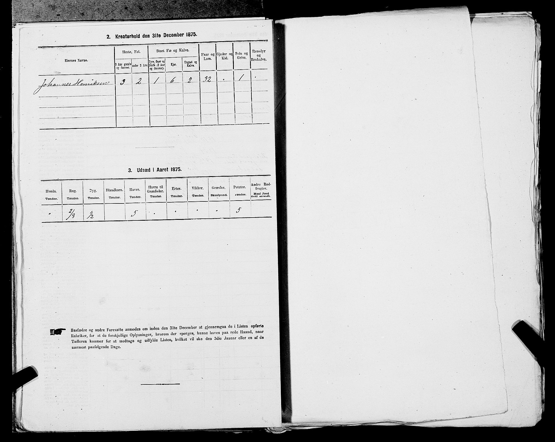 SAST, 1875 census for 1120P Klepp, 1875, p. 120