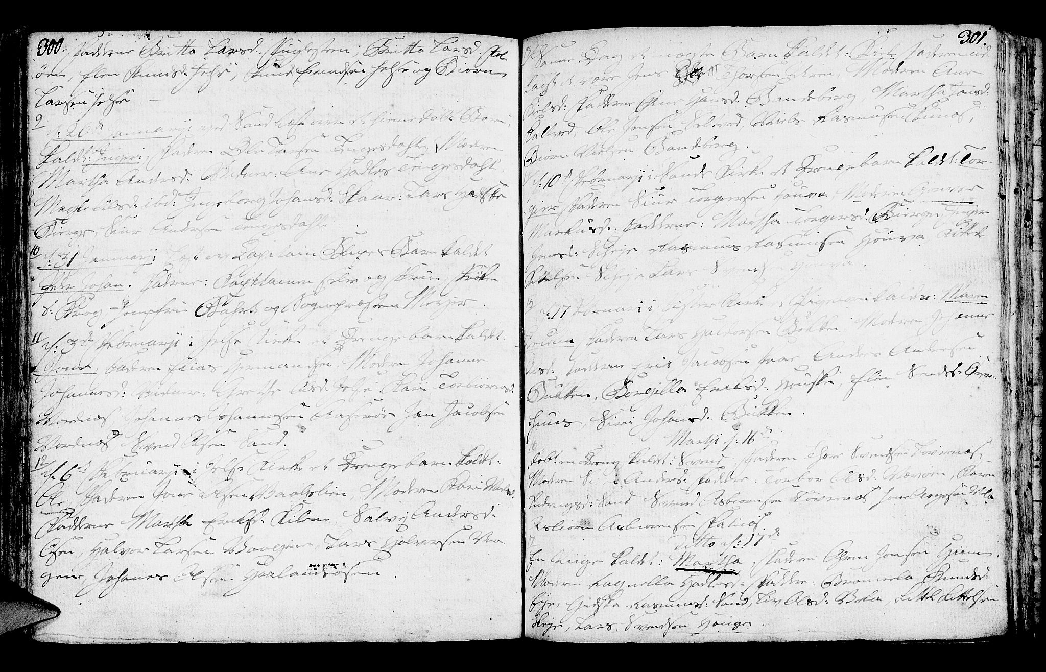 Jelsa sokneprestkontor, SAST/A-101842/01/IV: Parish register (official) no. A 3, 1768-1796, p. 300-301