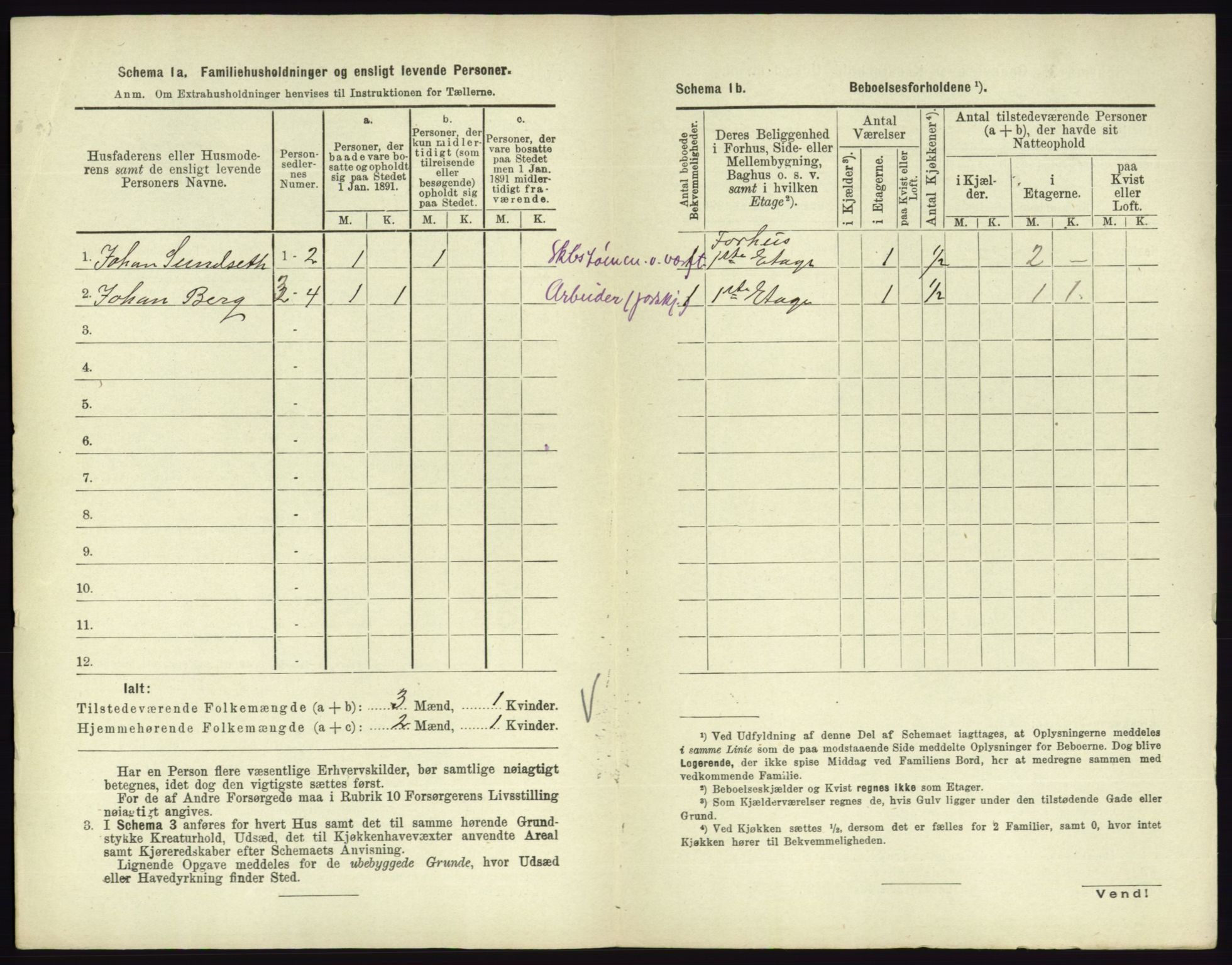 RA, 1891 census for 0705 Tønsberg, 1891, p. 1059