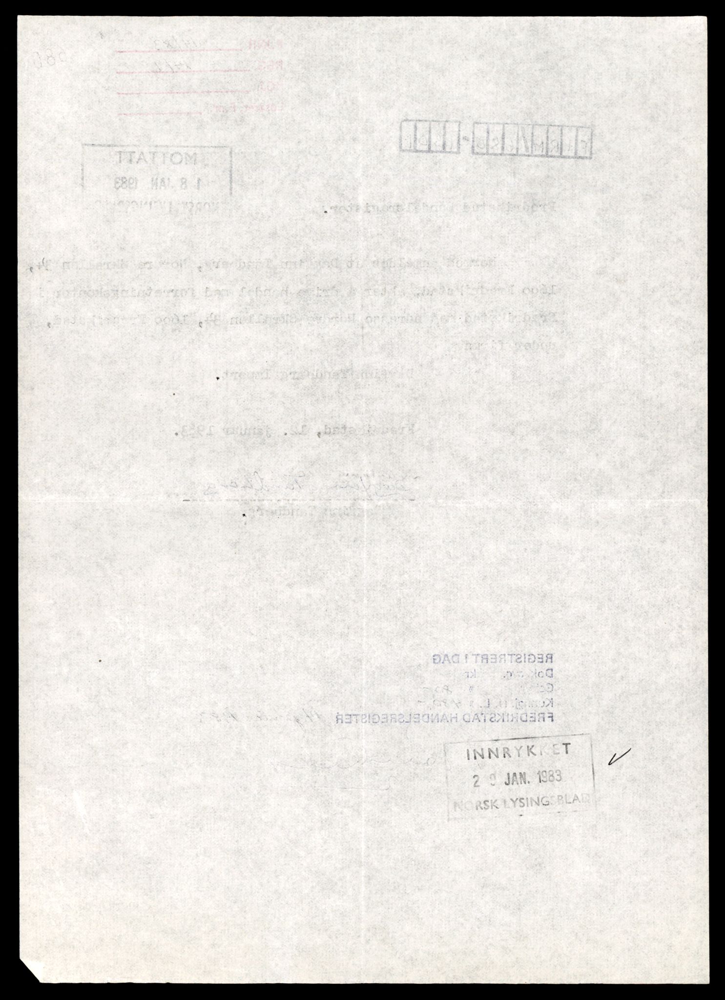 Fredrikstad tingrett, AV/SAT-A-10473/K/Kb/Kbb/L0057: Enkeltmannsforetak, aksjeselskap og andelslag, T-Thi, 1944-1990, p. 4