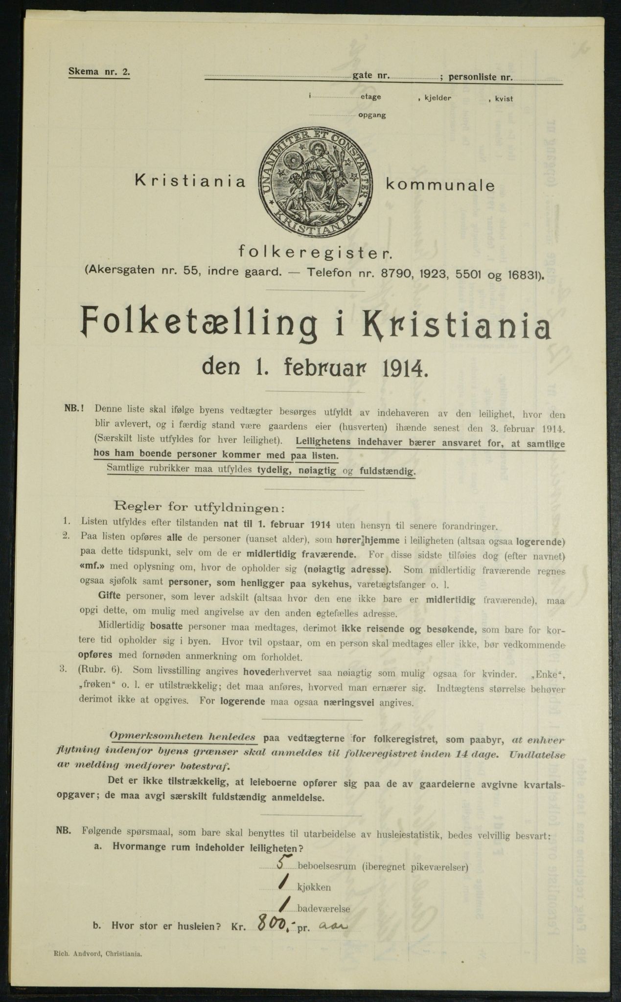 OBA, Municipal Census 1914 for Kristiania, 1914, p. 25629