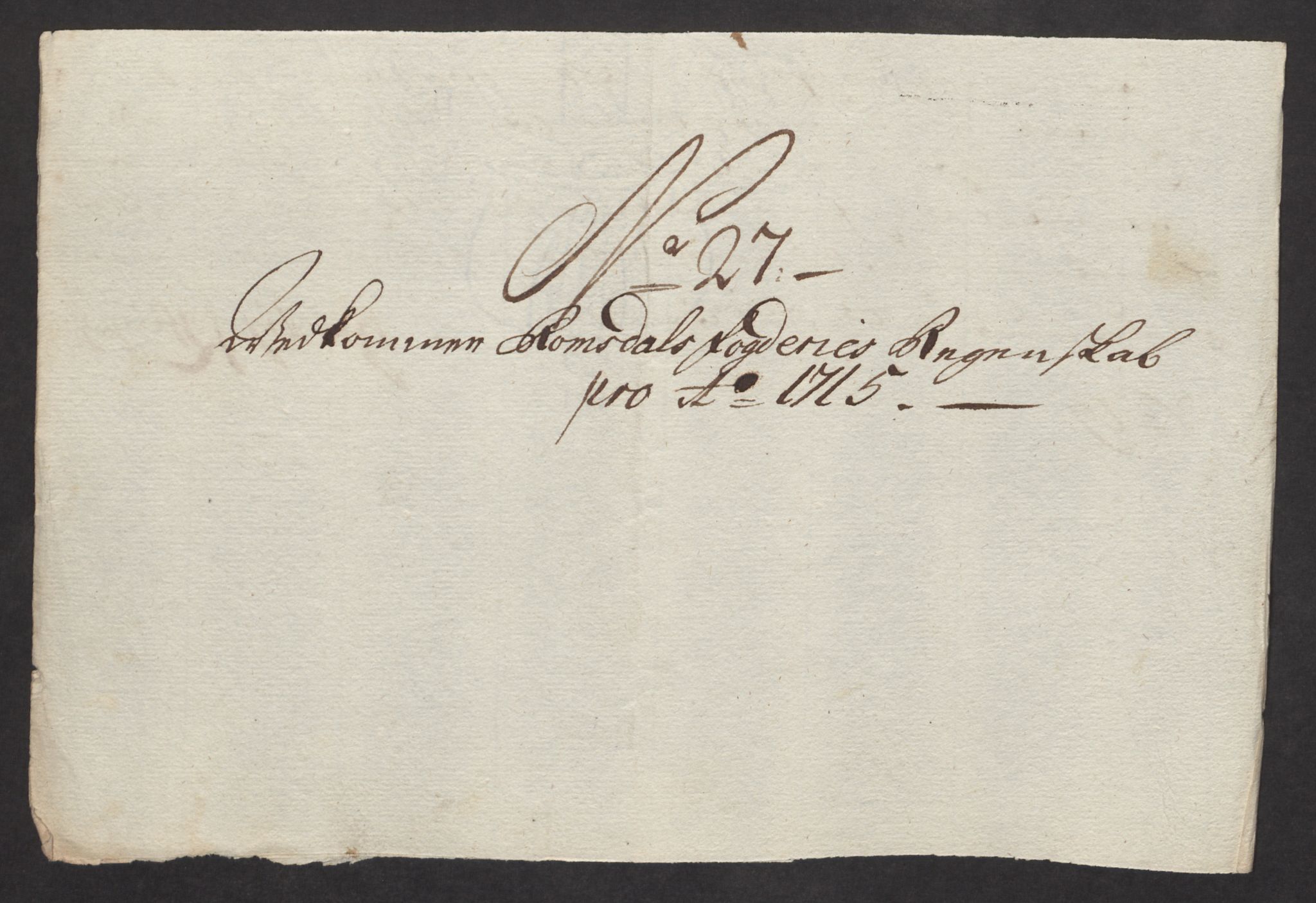 Rentekammeret inntil 1814, Reviderte regnskaper, Fogderegnskap, RA/EA-4092/R55/L3663: Fogderegnskap Romsdal, 1715-1716, p. 197