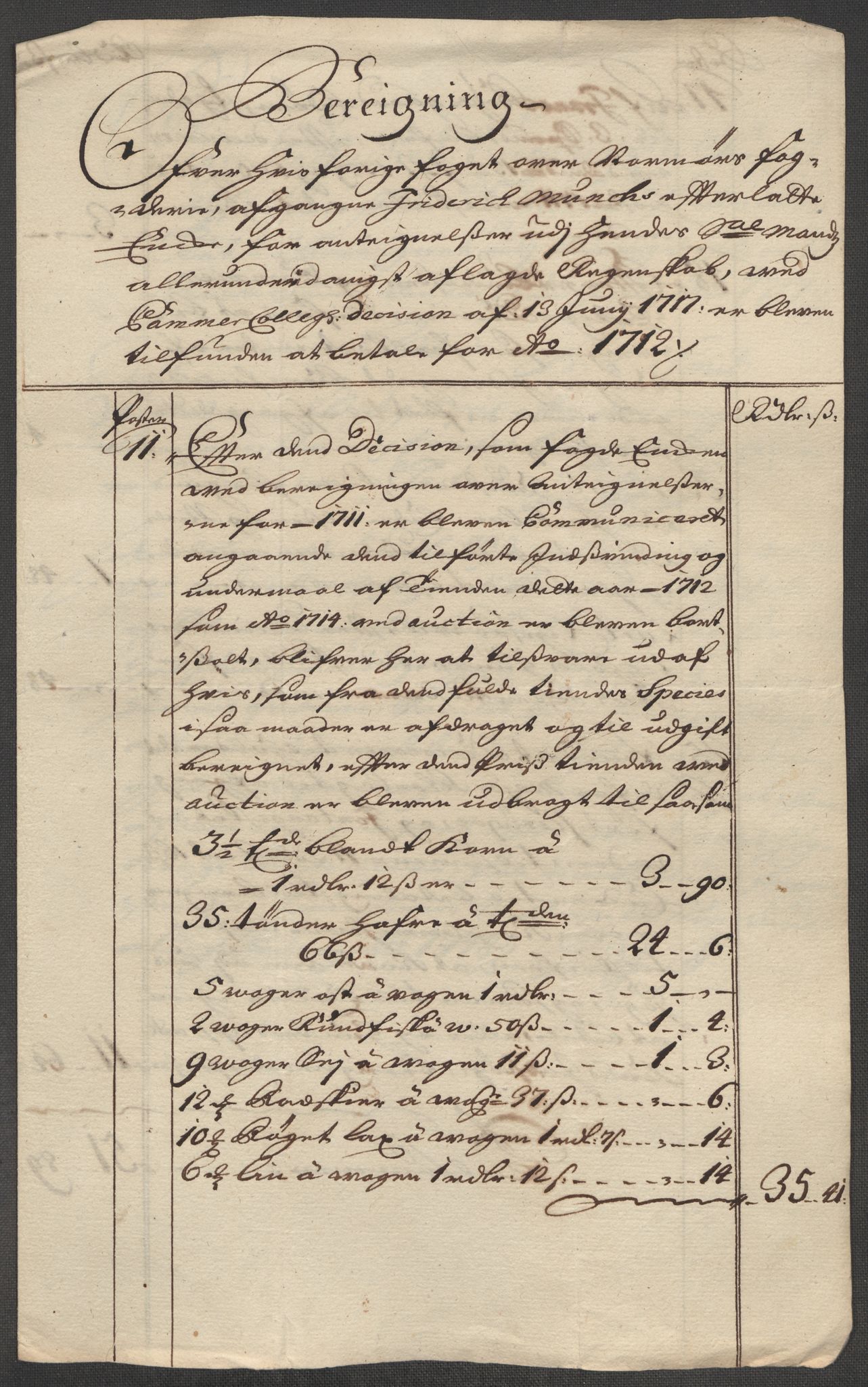 Rentekammeret inntil 1814, Reviderte regnskaper, Fogderegnskap, AV/RA-EA-4092/R56/L3746: Fogderegnskap Nordmøre, 1712, p. 369