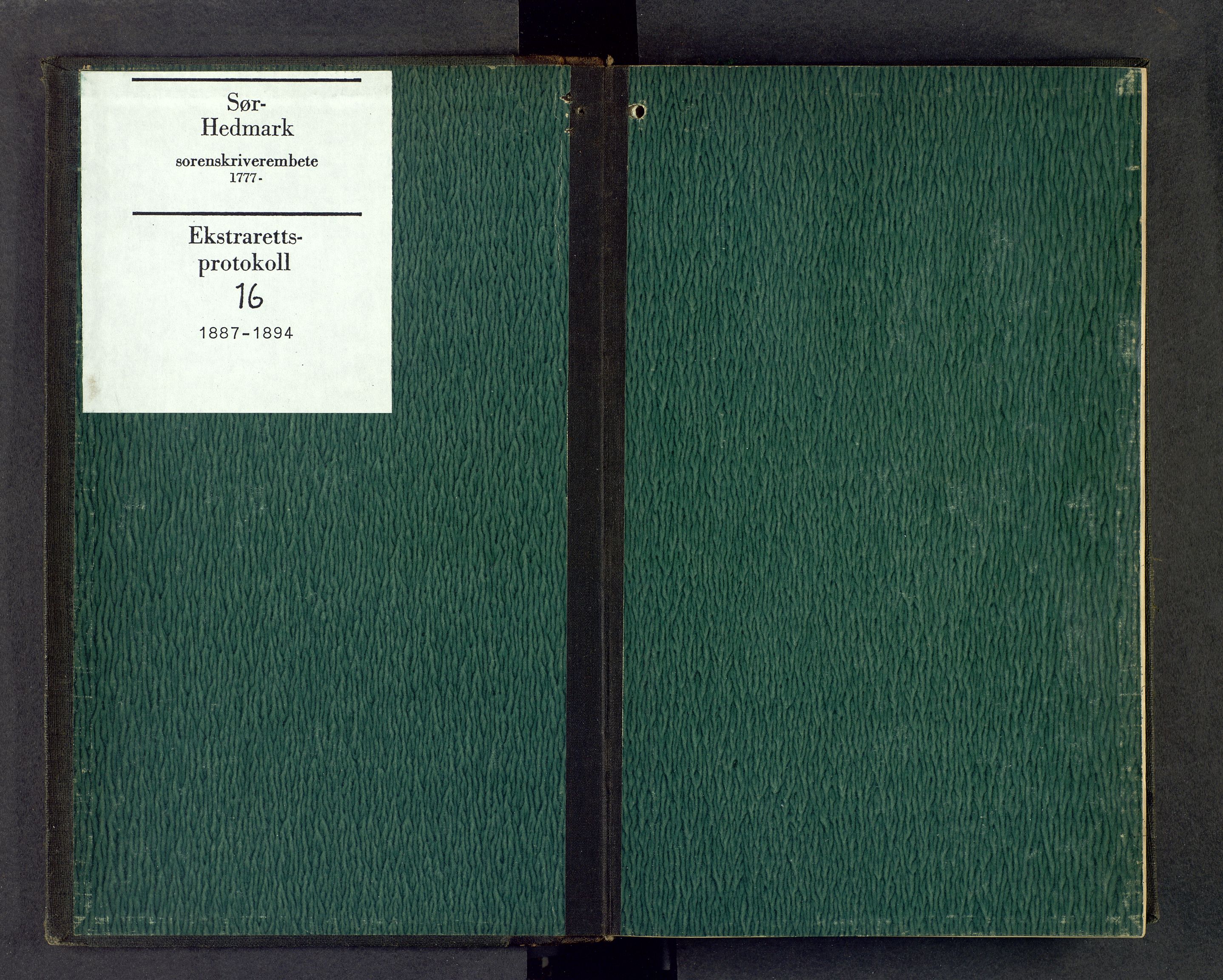 Sør-Hedmark sorenskriveri, AV/SAH-TING-014/G/Gc/Gca/L0016: Ekstrarettsprotokoll, 1887-1894