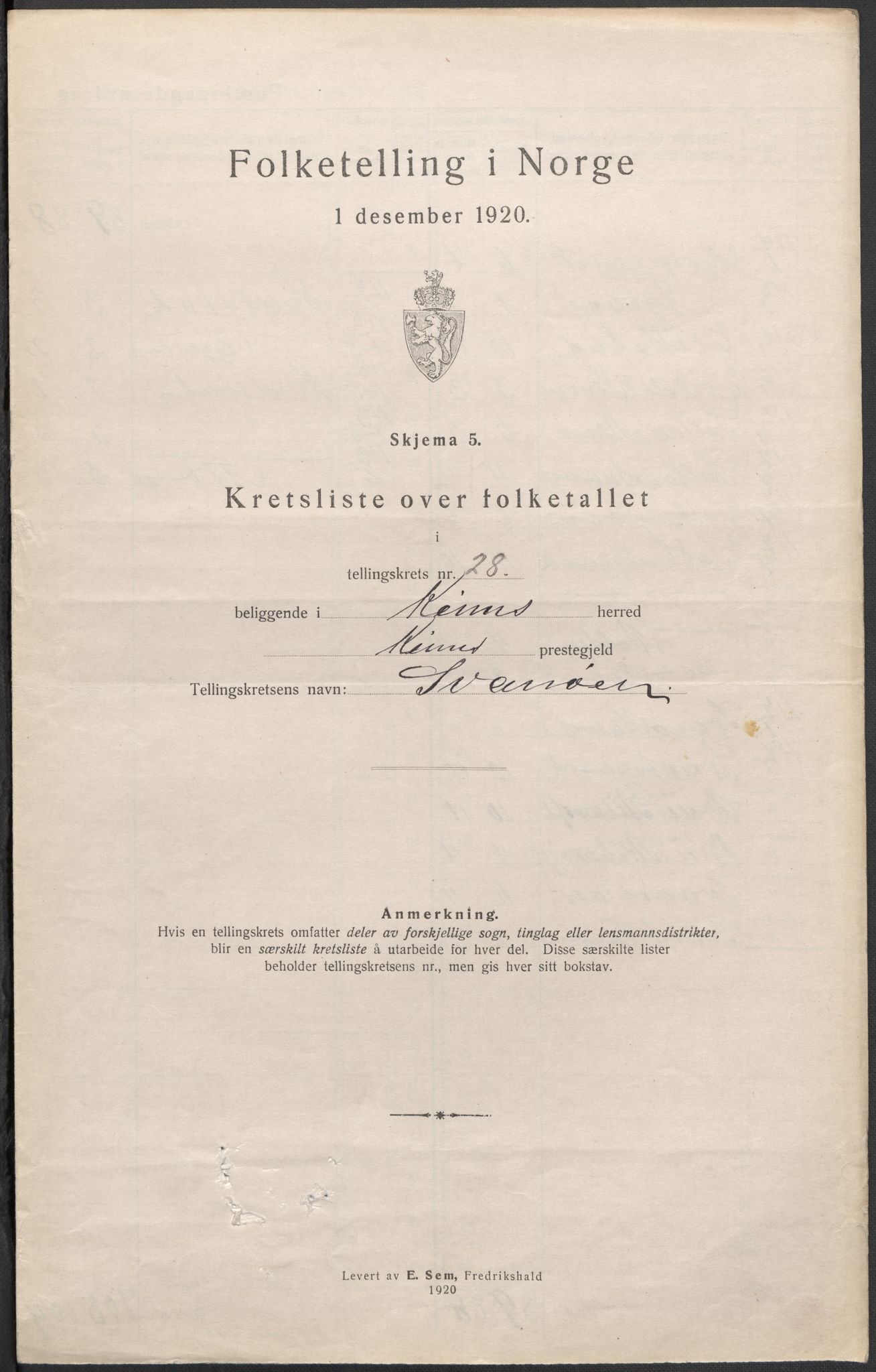 SAB, 1920 census for Kinn, 1920, p. 86