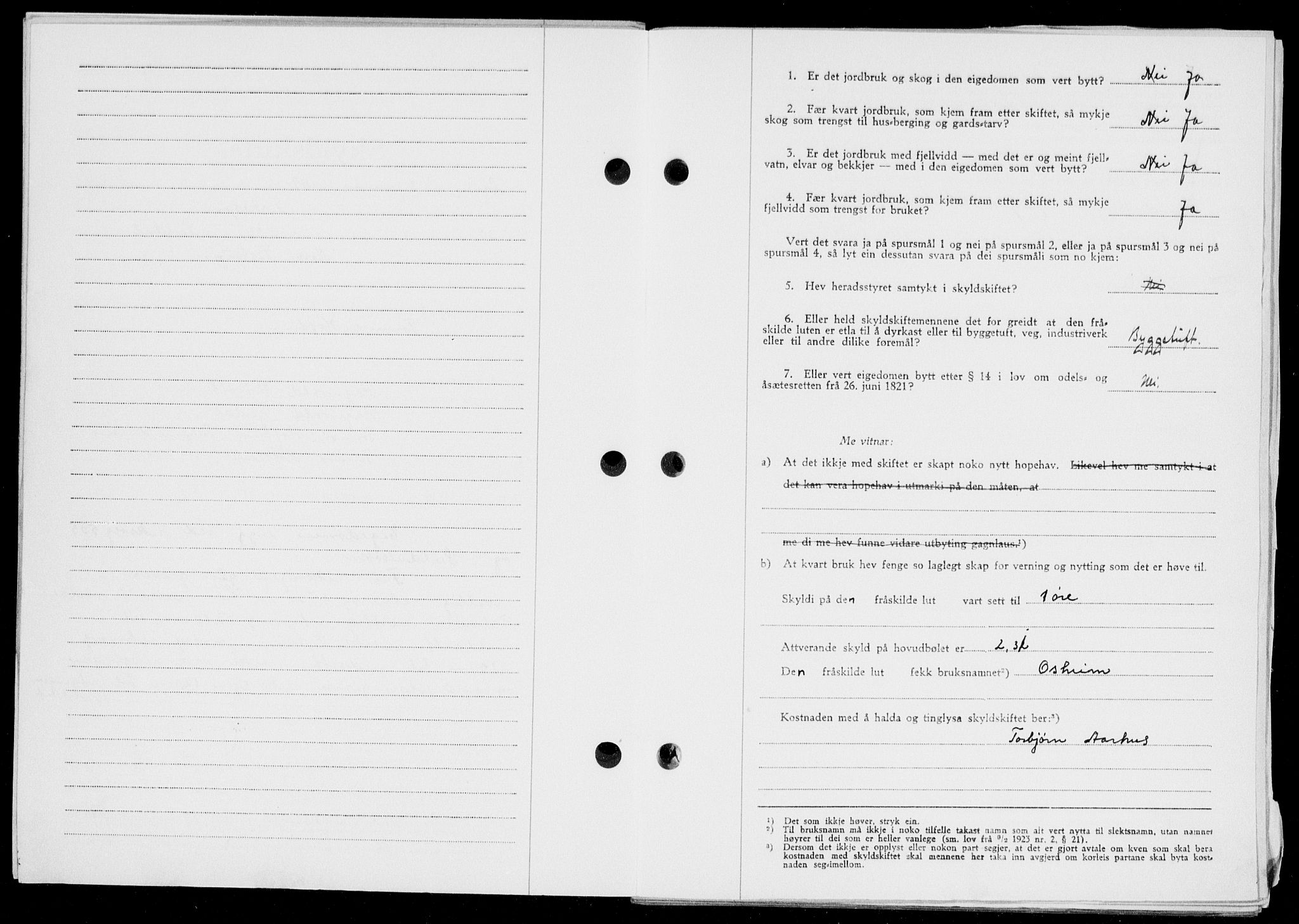 Ryfylke tingrett, AV/SAST-A-100055/001/II/IIB/L0104: Mortgage book no. 83, 1948-1949, Diary no: : 128/1949