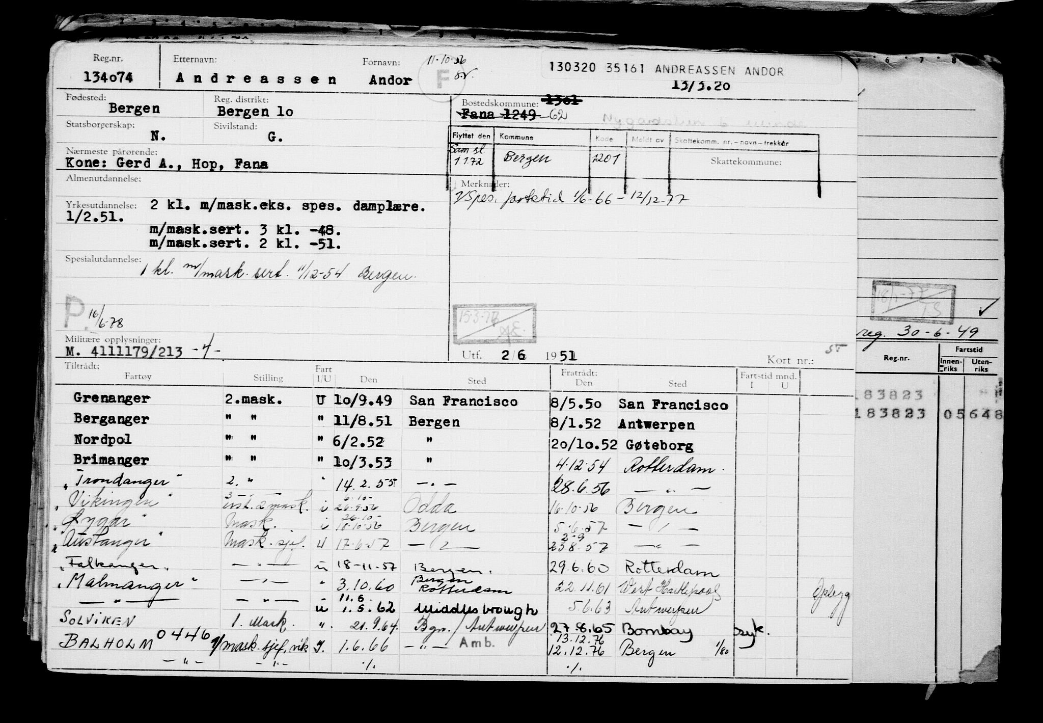 Direktoratet for sjømenn, AV/RA-S-3545/G/Gb/L0178: Hovedkort, 1920, p. 211