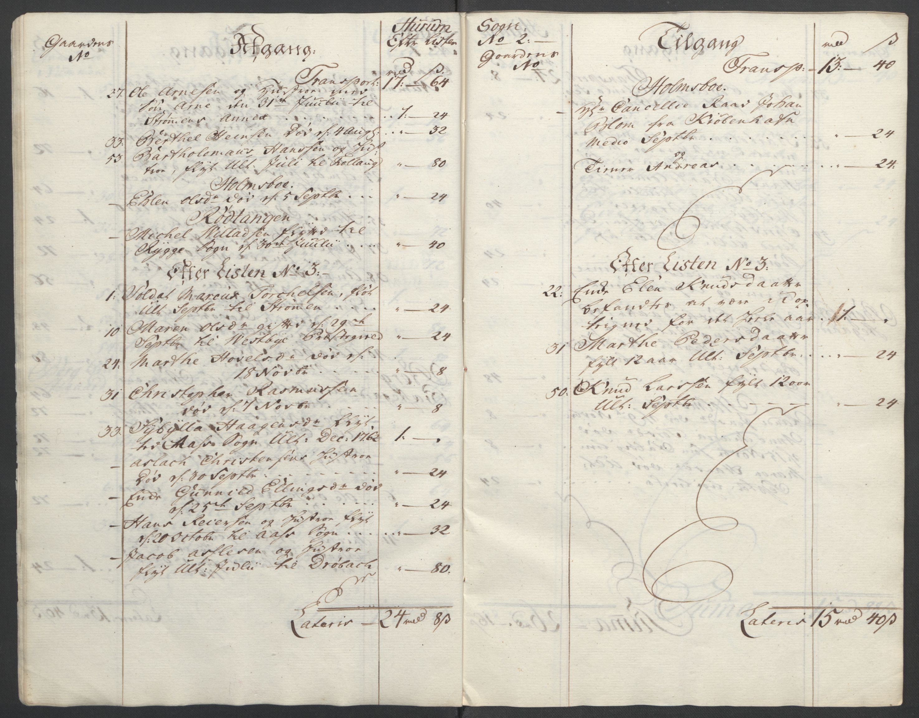 Rentekammeret inntil 1814, Reviderte regnskaper, Fogderegnskap, AV/RA-EA-4092/R31/L1833: Ekstraskatten Hurum, Røyken, Eiker, Lier og Buskerud, 1762-1764, p. 75