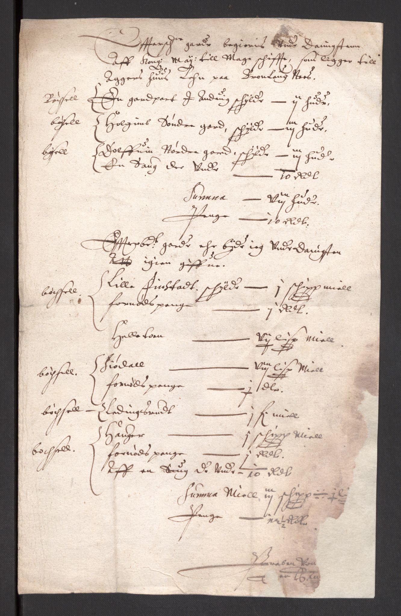 Danske Kanselli 1572-1799, AV/RA-EA-3023/F/Fc/Fcc/Fcca/L0006: Norske innlegg 1572-1799, 1630-1632, p. 281