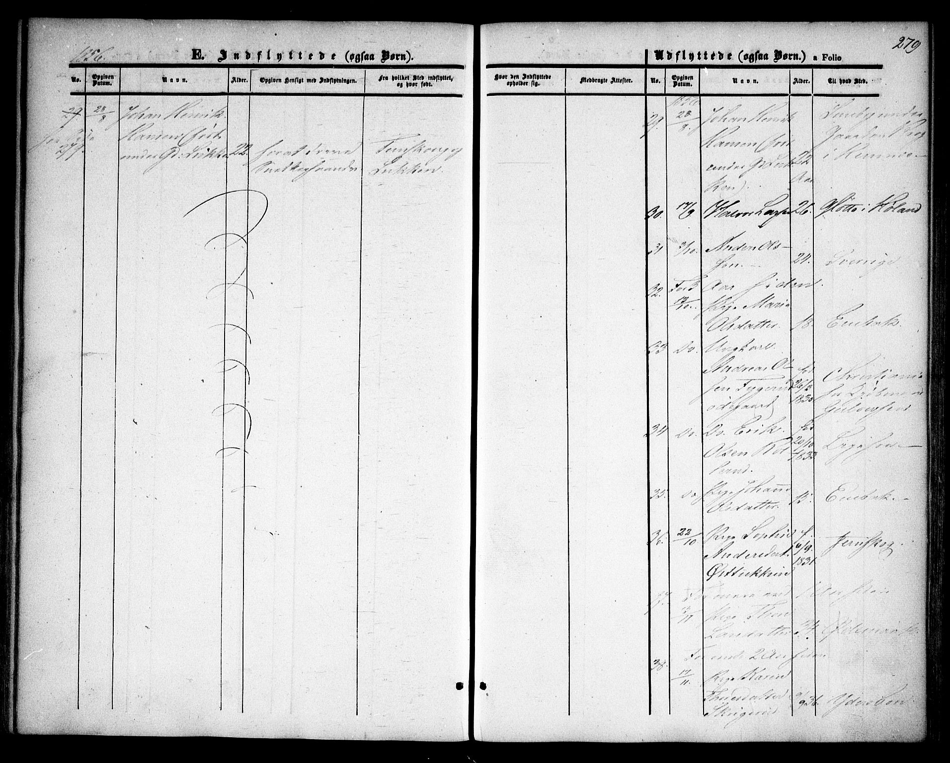 Rødenes prestekontor Kirkebøker, AV/SAO-A-2005/F/Fa/L0006: Parish register (official) no. I 6, 1850-1859, p. 279