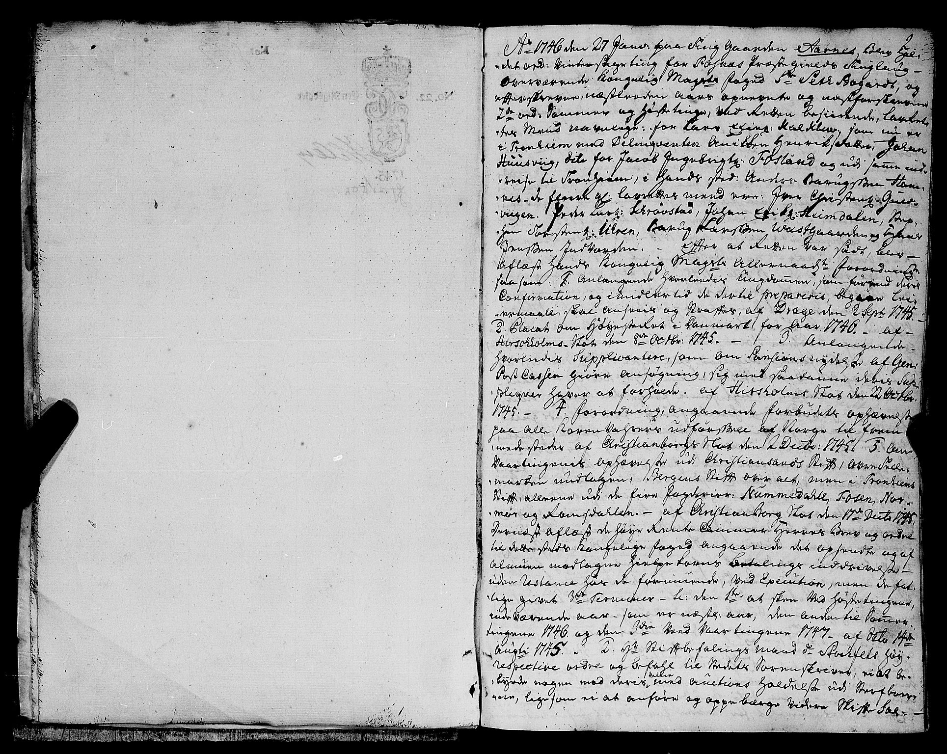 Namdal sorenskriveri, SAT/A-4133/1/1/1A/L0009: Tingbok, 1746-1752, p. 1b-2a