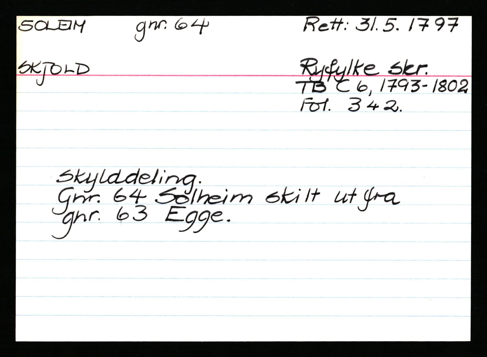 Statsarkivet i Stavanger, AV/SAST-A-101971/03/Y/Ym/L0054: Åstedskort sortert etter gårdsnavn: Soleim - Stavneim, 1600-1950, p. 11
