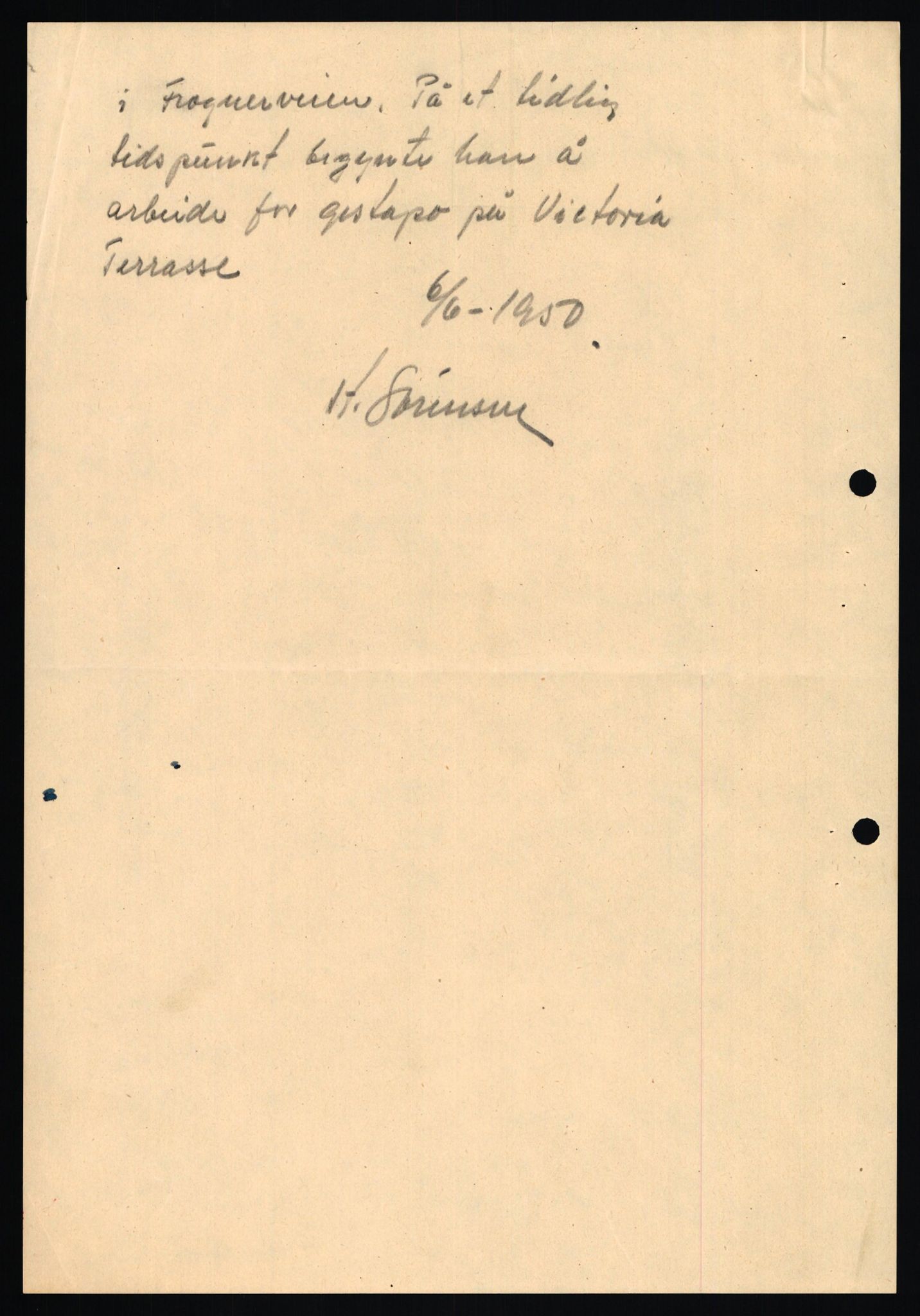 Forsvaret, Forsvarets overkommando II, AV/RA-RAFA-3915/D/Db/L0010: CI Questionaires. Tyske okkupasjonsstyrker i Norge. Tyskere., 1945-1946, p. 192