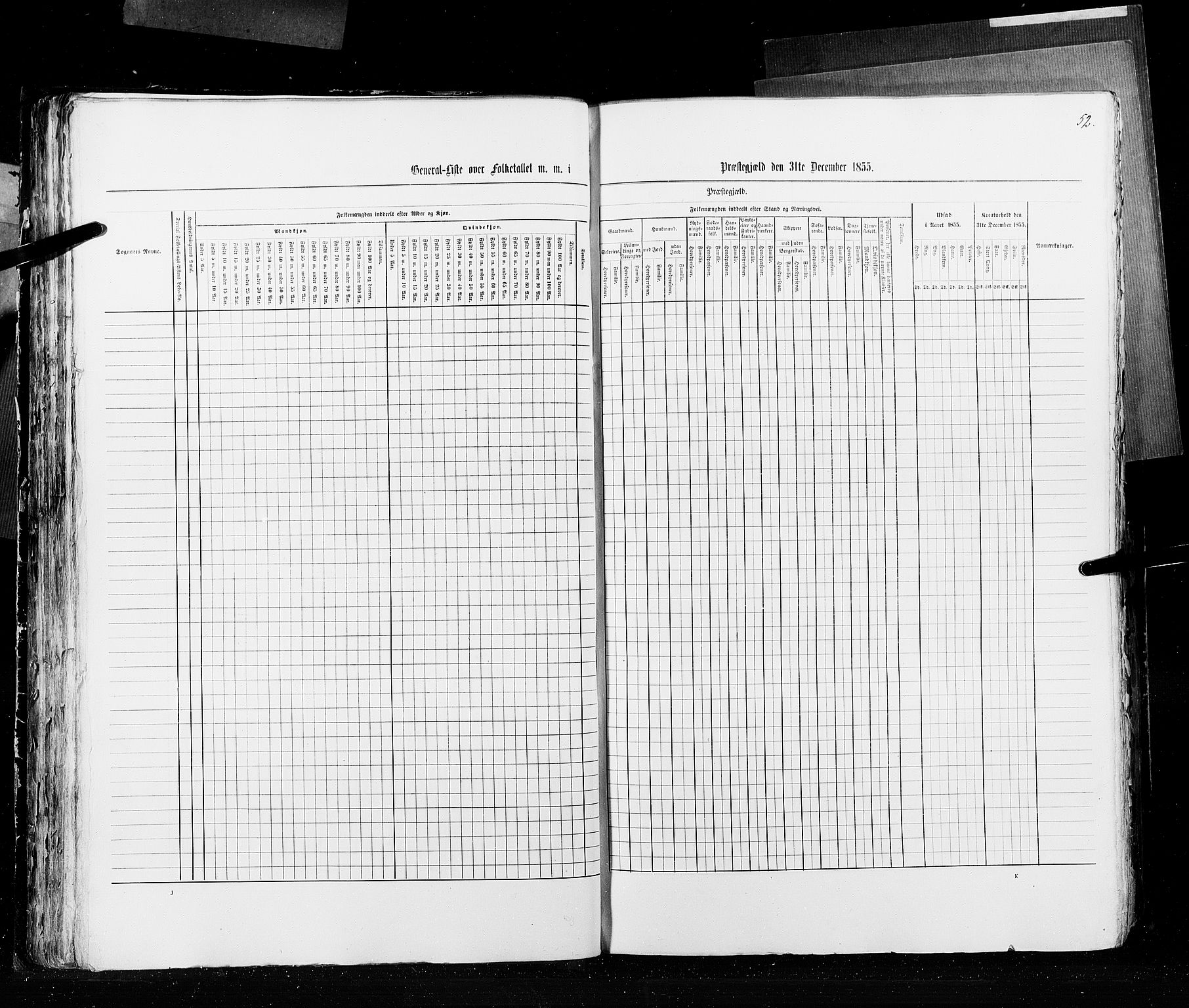 RA, Census 1855, vol. 2: Kristians amt, Buskerud amt og Jarlsberg og Larvik amt, 1855, p. 52