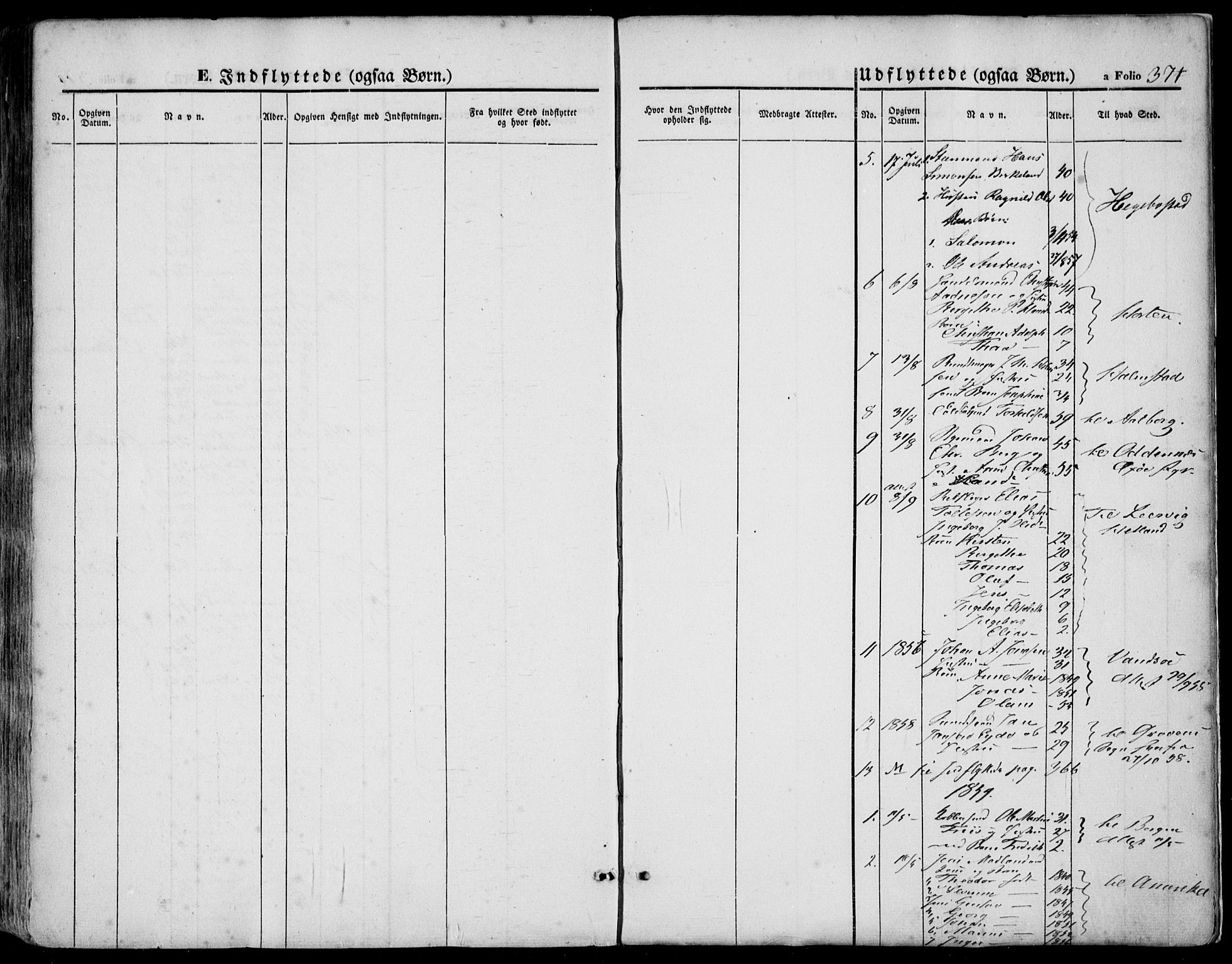 Domkirken sokneprestkontor, SAST/A-101812/001/30/30BA/L0016: Parish register (official) no. A 15, 1844-1854, p. 371