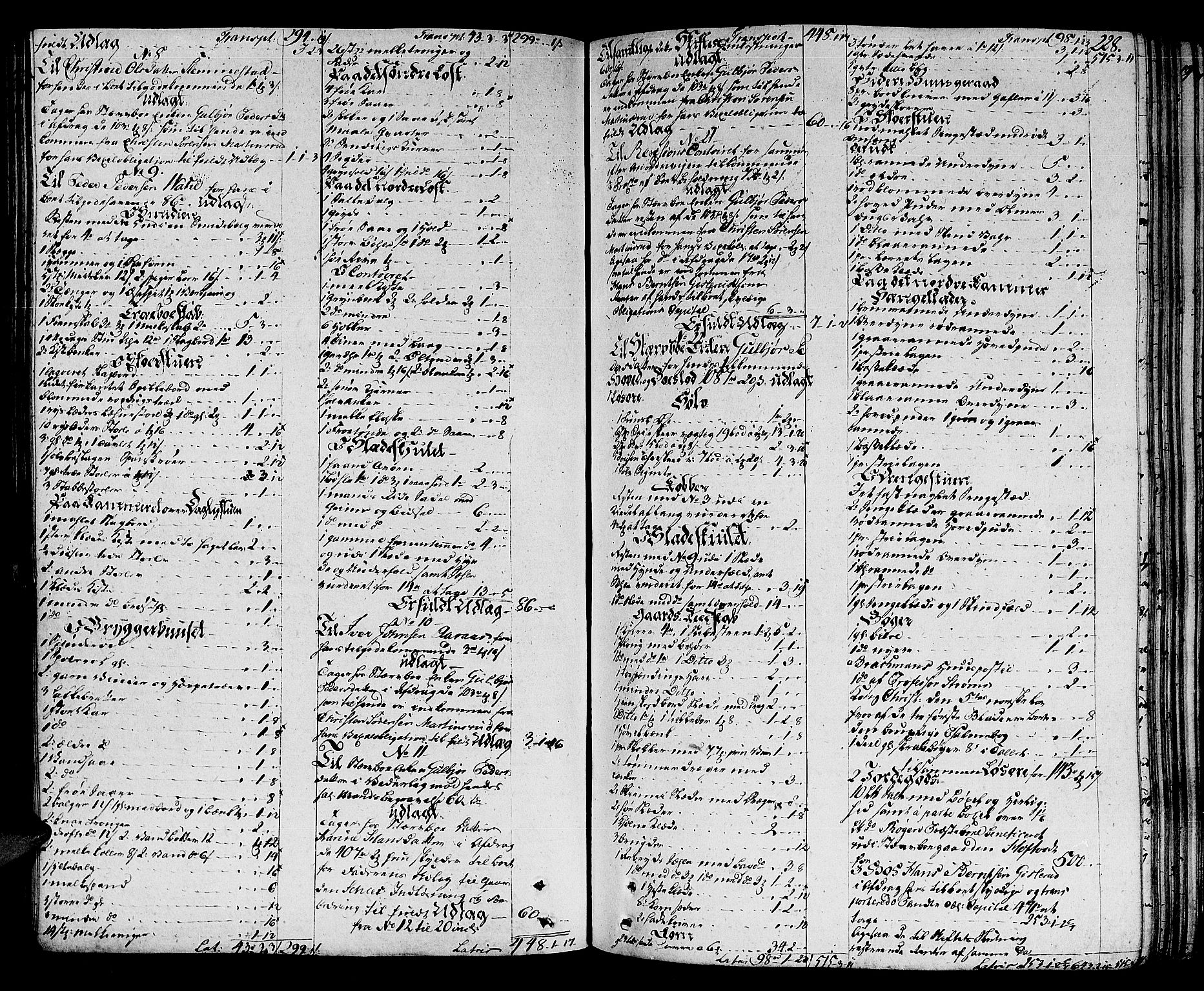 Lier, Røyken og Hurum sorenskriveri, AV/SAKO-A-89/H/Hc/L0007a: Skifteprotokoll, 1789-1799, p. 227b-228a