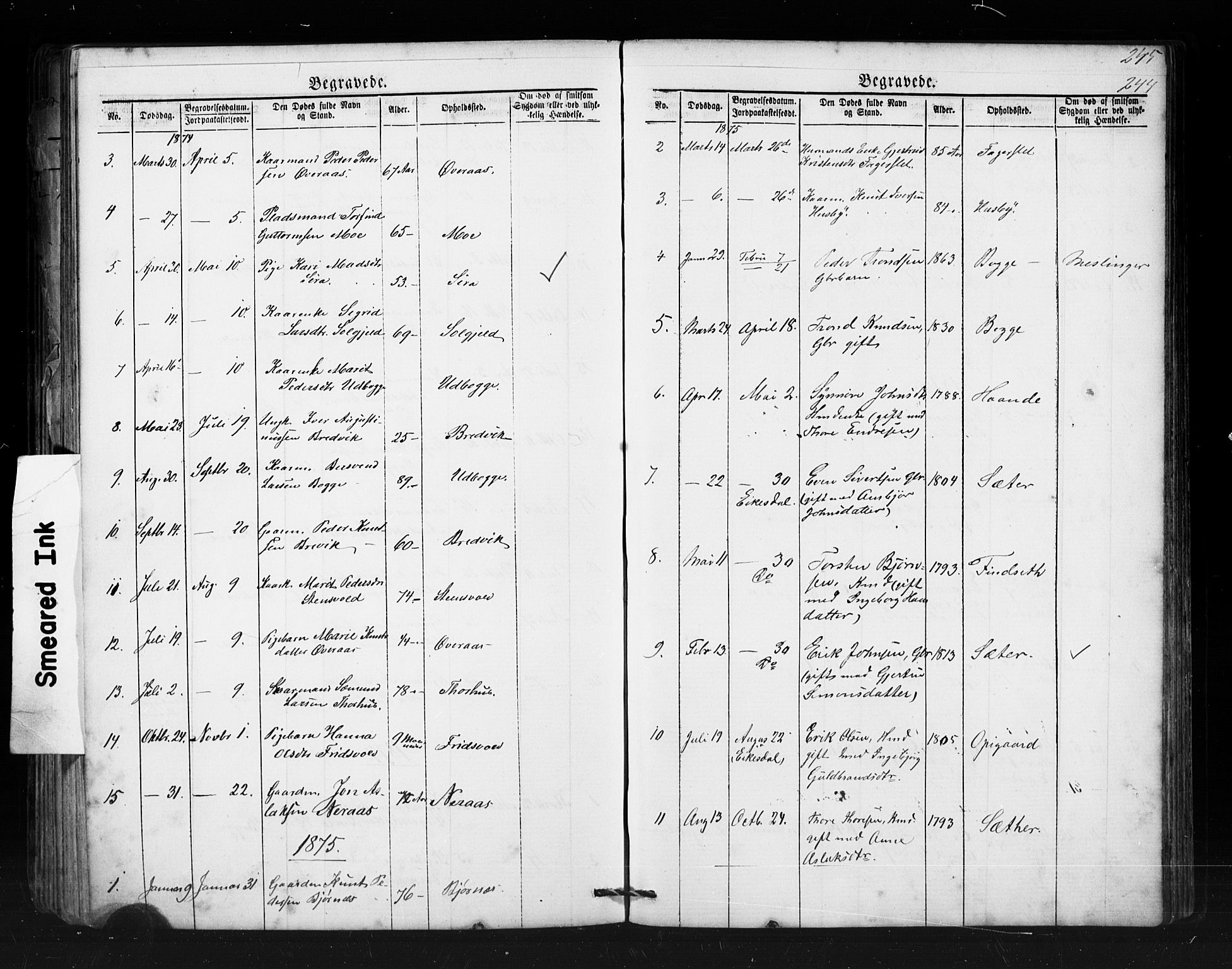 Ministerialprotokoller, klokkerbøker og fødselsregistre - Møre og Romsdal, SAT/A-1454/552/L0638: Parish register (copy) no. 552C01, 1867-1902, p. 244