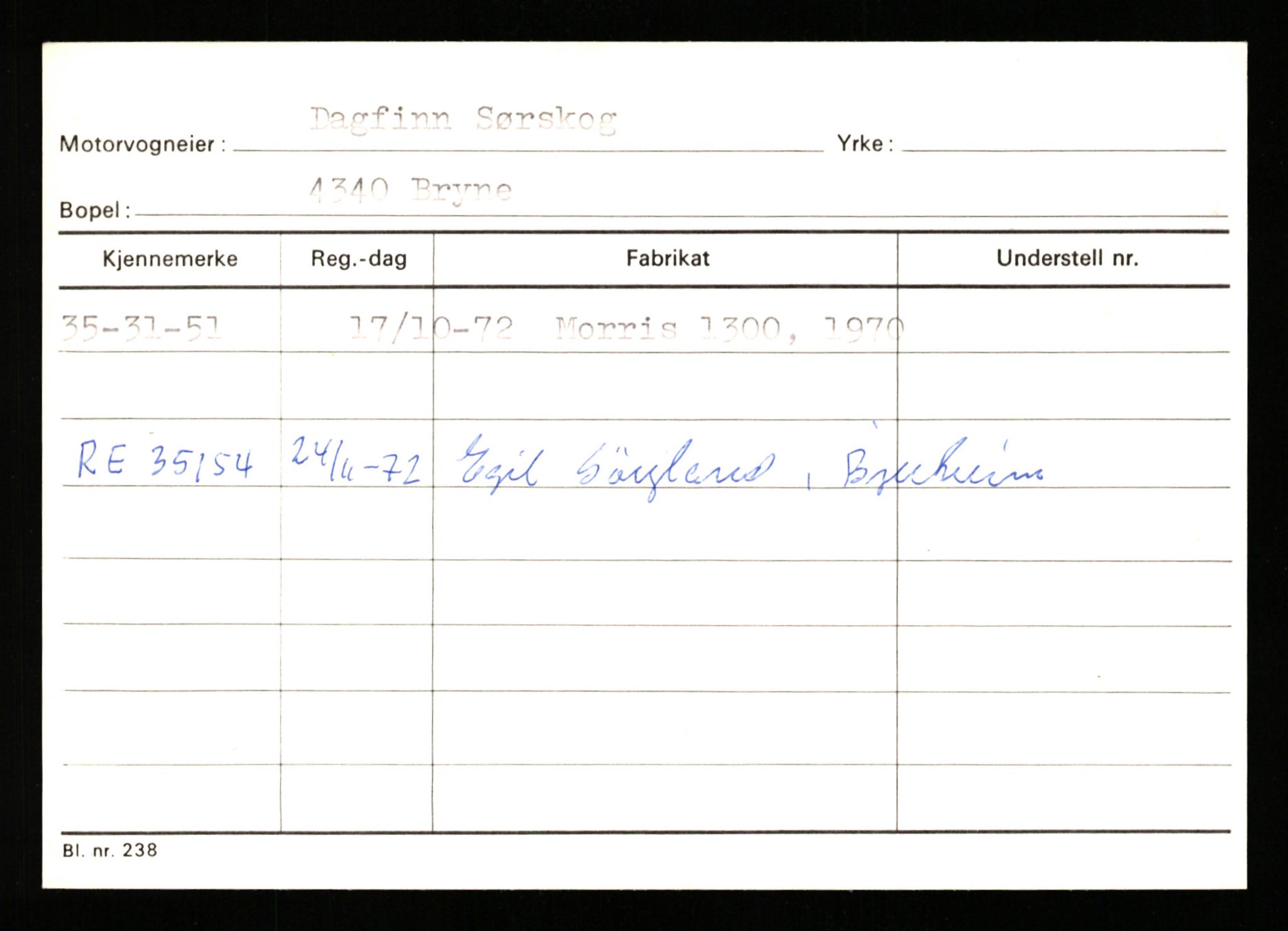 Stavanger trafikkstasjon, AV/SAST-A-101942/0/G/L0011: Registreringsnummer: 240000 - 363477, 1930-1971, p. 3075