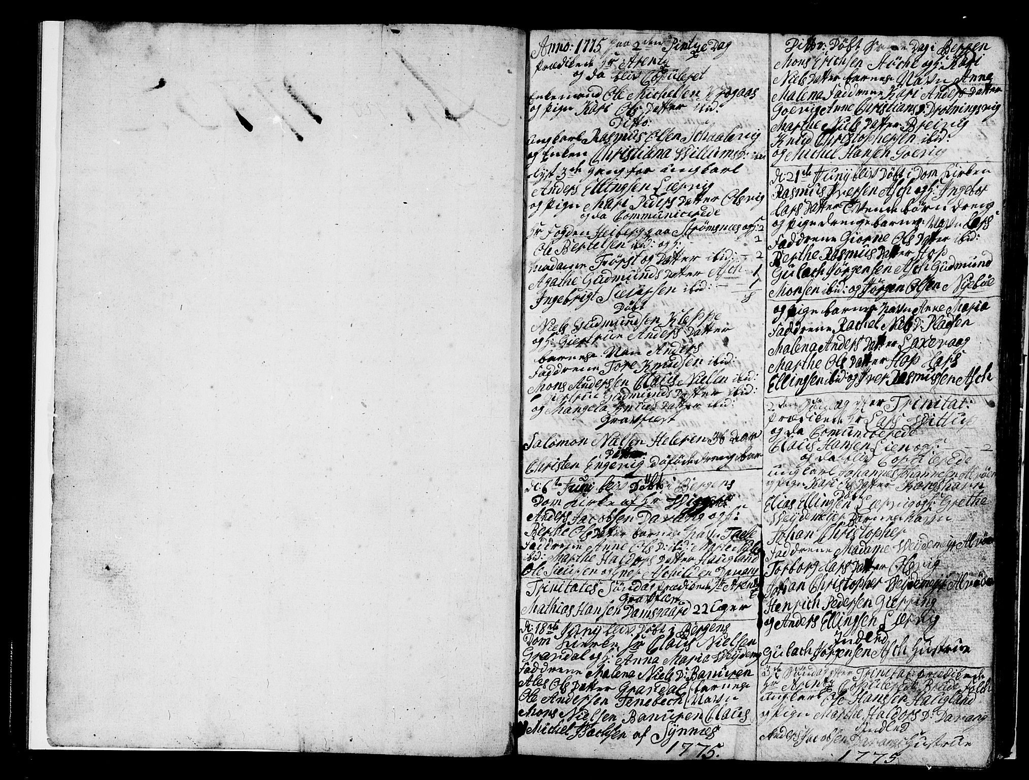 Askøy Sokneprestembete, SAB/A-74101/H/Ha/Hab/Haba/L0001: Parish register (copy) no. A 1, 1775-1792, p. 2