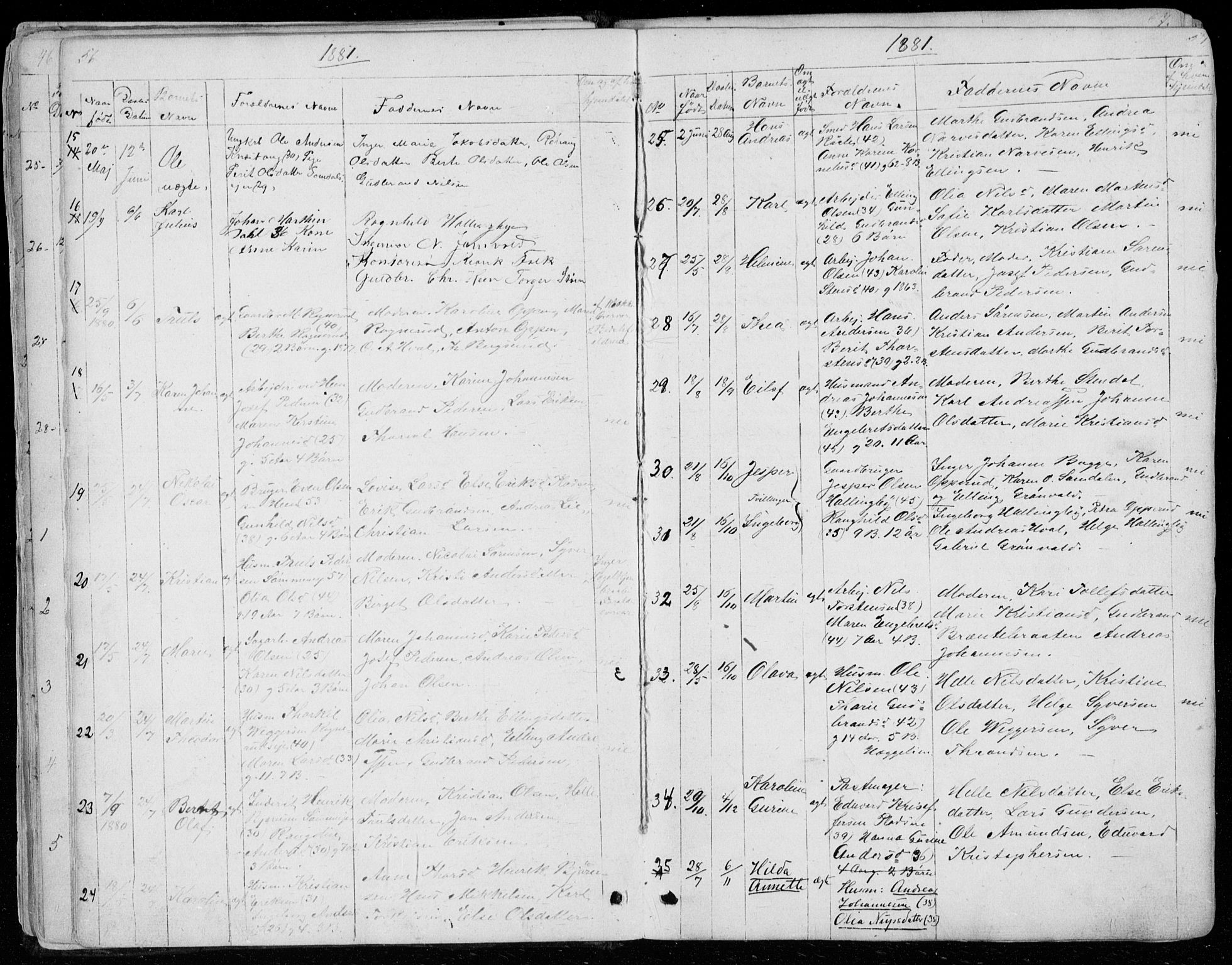 Ådal kirkebøker, SAKO/A-248/G/Gc/L0001: Parish register (copy) no. III 1, 1862-1898, p. 56-57