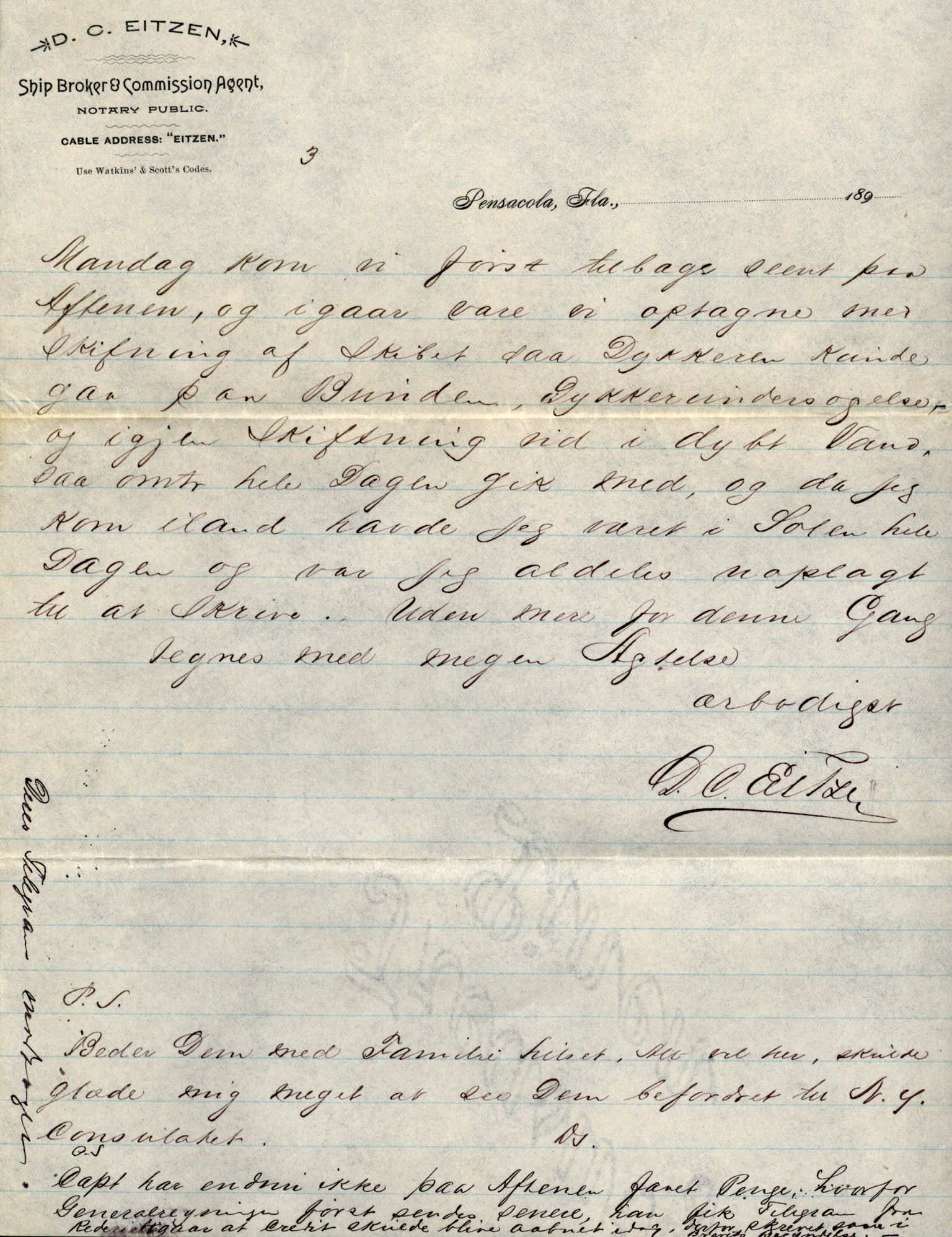 Pa 63 - Østlandske skibsassuranceforening, VEMU/A-1079/G/Ga/L0027/0003: Havaridokumenter / Bothnia, Petropolis, Agathe, Annie, Ispolen, Isploven, 1891, p. 10