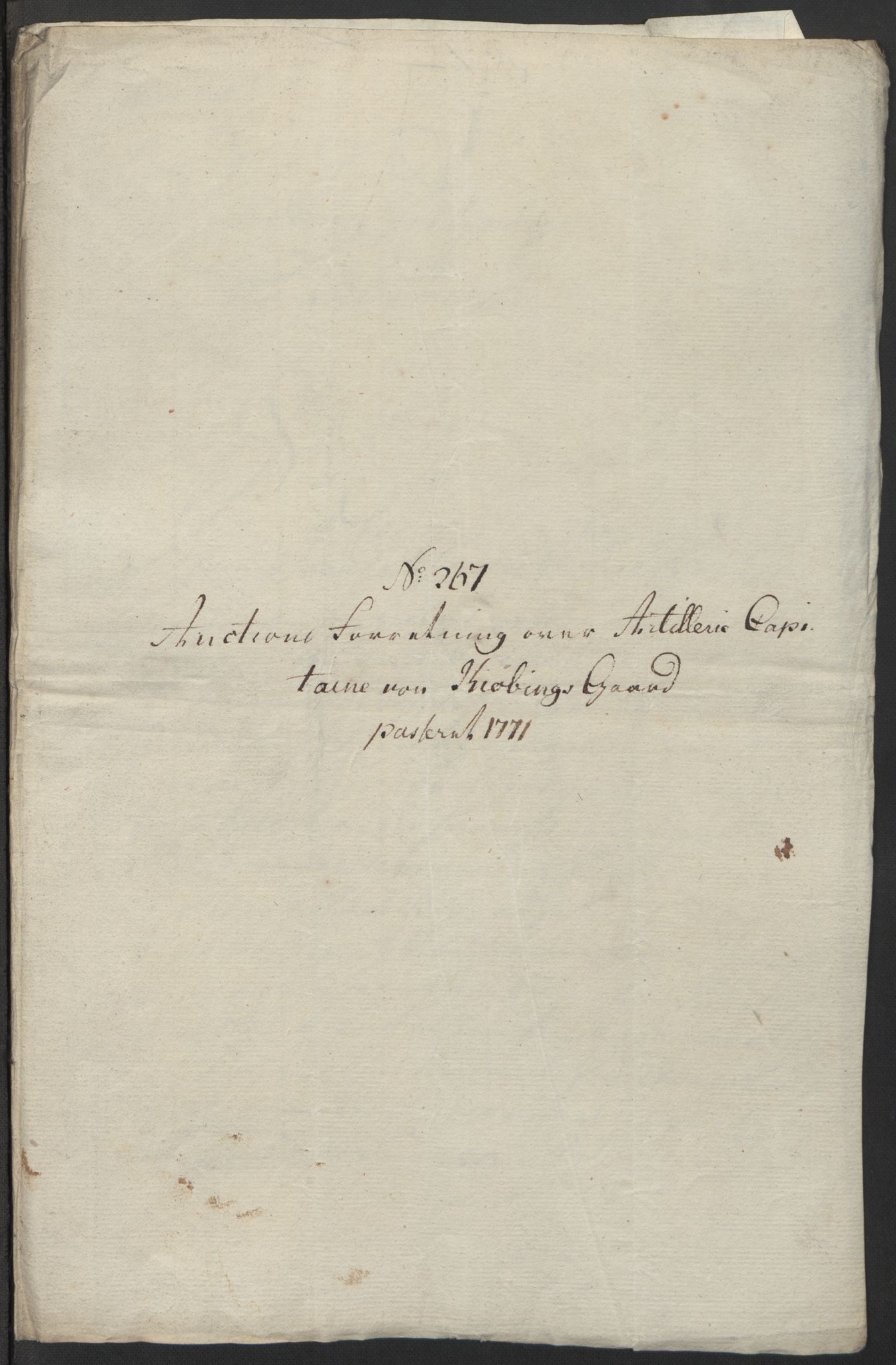 Forsvaret, Generalauditøren, AV/RA-RAFA-1772/F/Fj/Fja/L0017: --, 1759-1825, p. 133