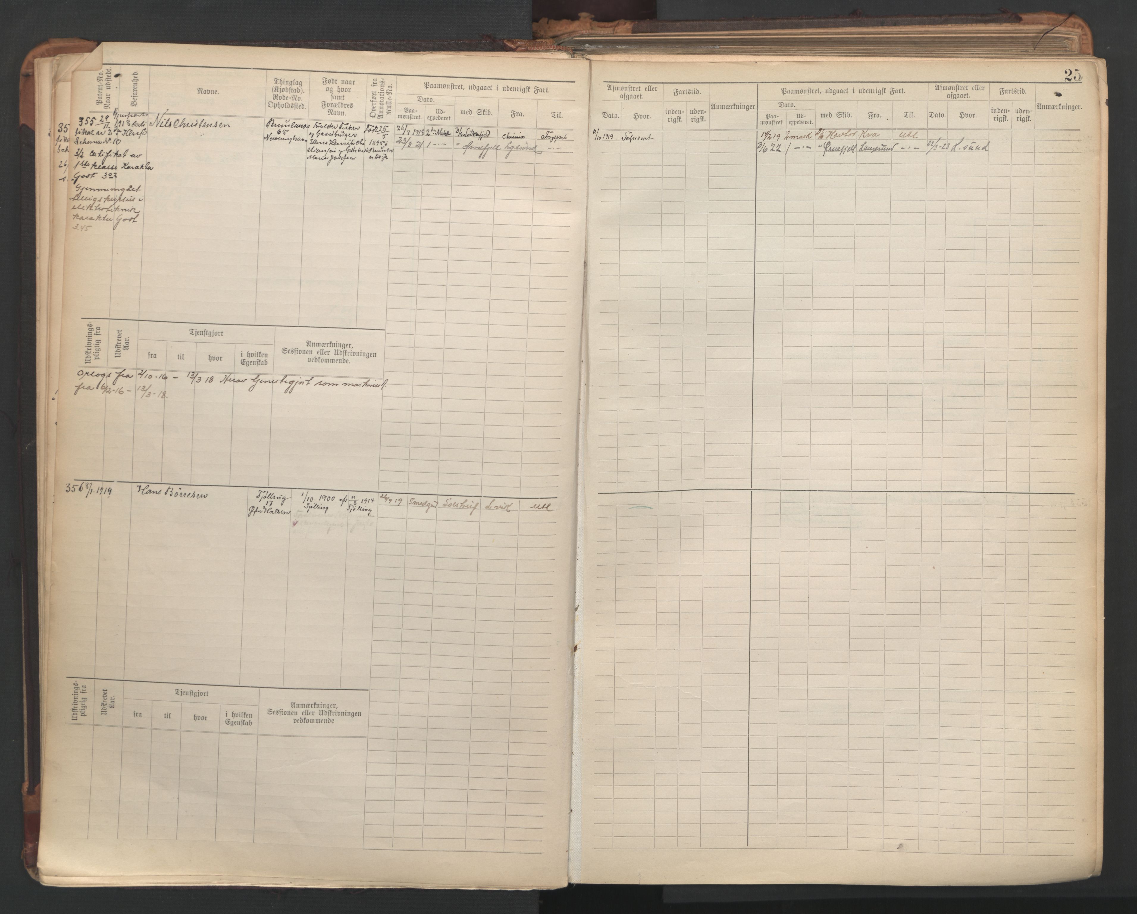 Larvik innrulleringskontor, AV/SAKO-A-787/F/Fd/L0003: Maskinist- og fyrbøter- rulle, 1914-1948, p. 25