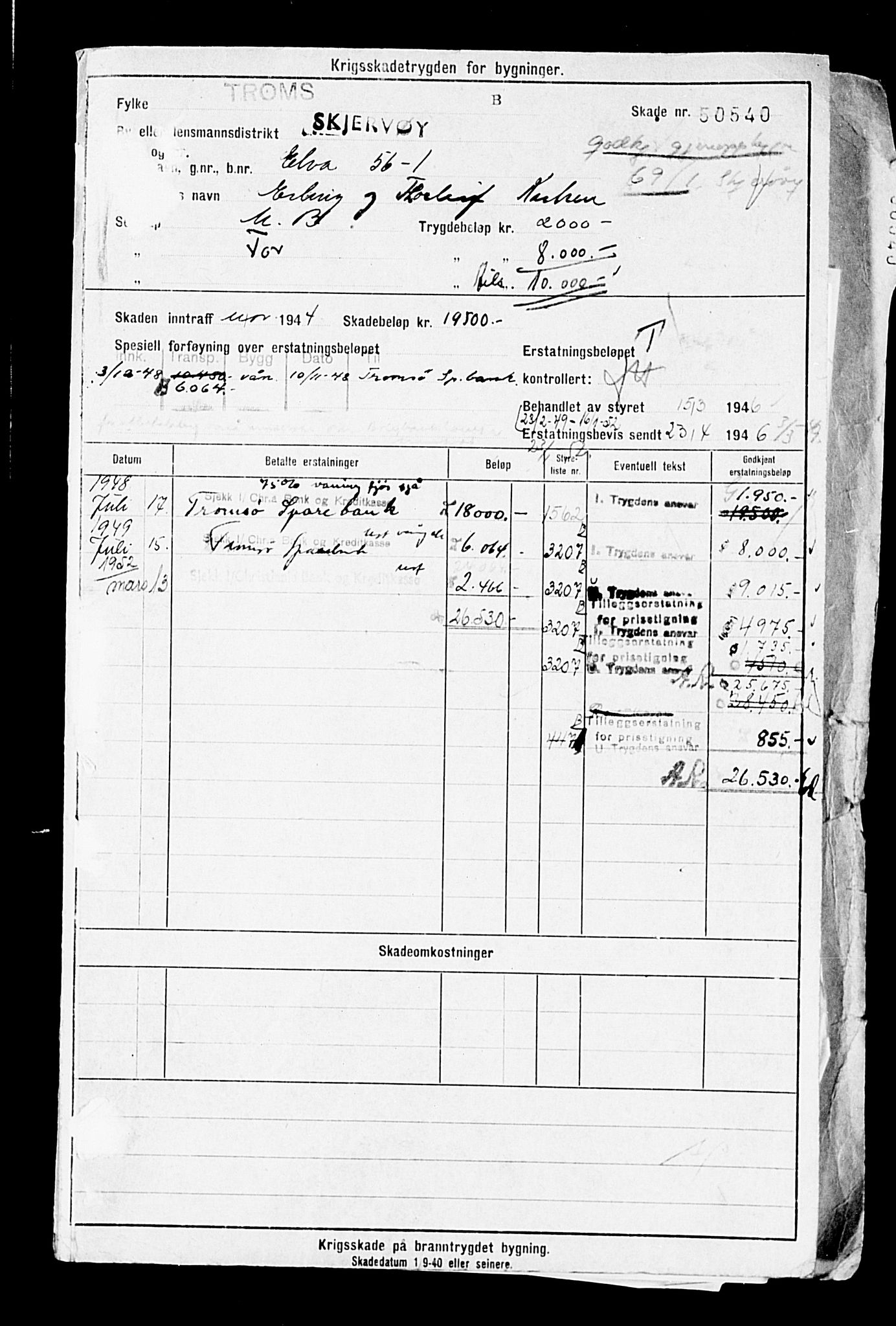 Krigsskadetrygdene for bygninger og løsøre, AV/RA-S-1548/V/L0014: --, 1940-1945, p. 38