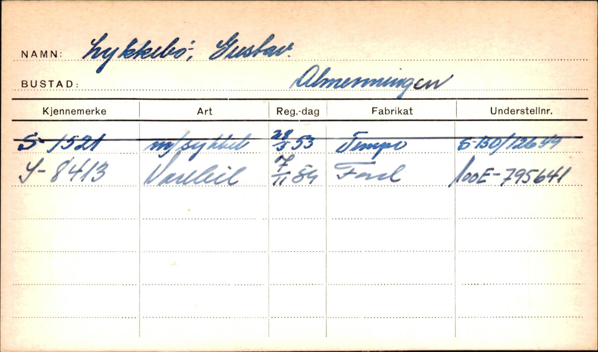 Statens vegvesen, Sogn og Fjordane vegkontor, SAB/A-5301/4/F/L0001B: Eigarregister Fjordane til 1.6.1961, 1930-1961, p. 682
