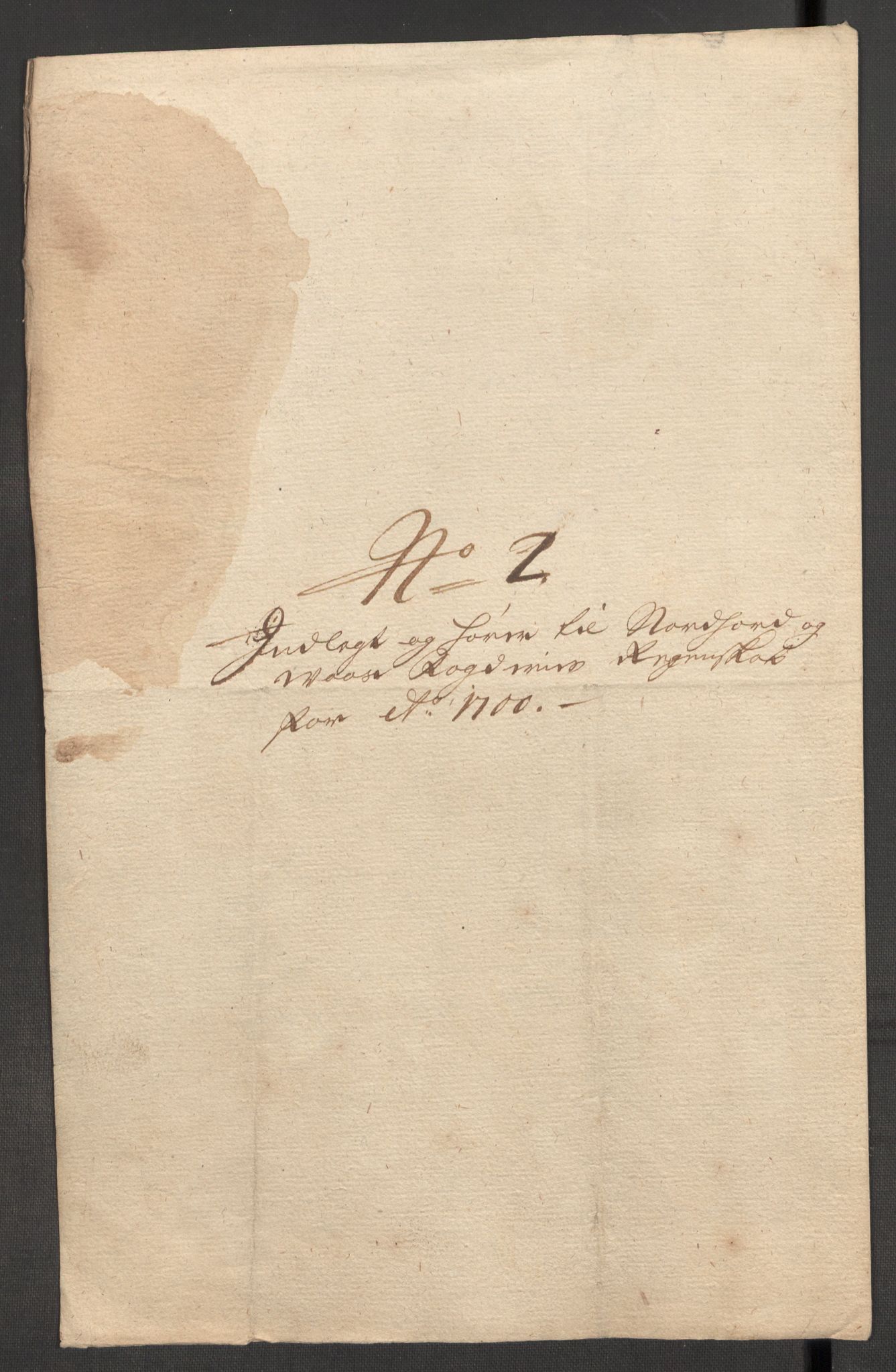 Rentekammeret inntil 1814, Reviderte regnskaper, Fogderegnskap, RA/EA-4092/R51/L3185: Fogderegnskap Nordhordland og Voss, 1700-1701, p. 134