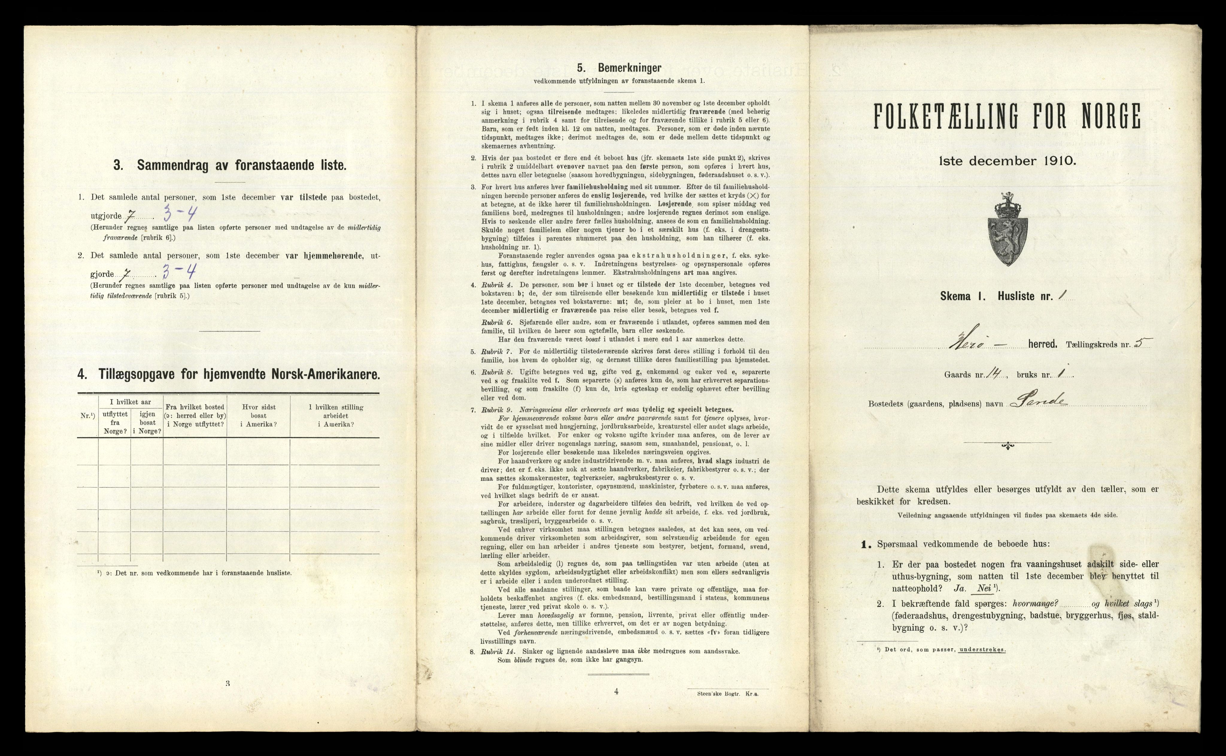 RA, 1910 census for Herøy, 1910, p. 326