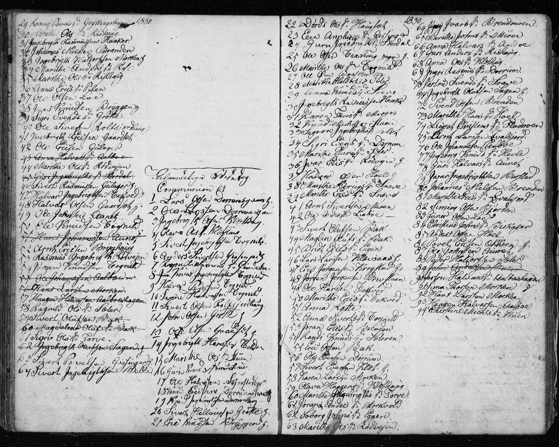 Ministerialprotokoller, klokkerbøker og fødselsregistre - Sør-Trøndelag, AV/SAT-A-1456/678/L0913: Parish register (copy) no. 678C02, 1825-1833