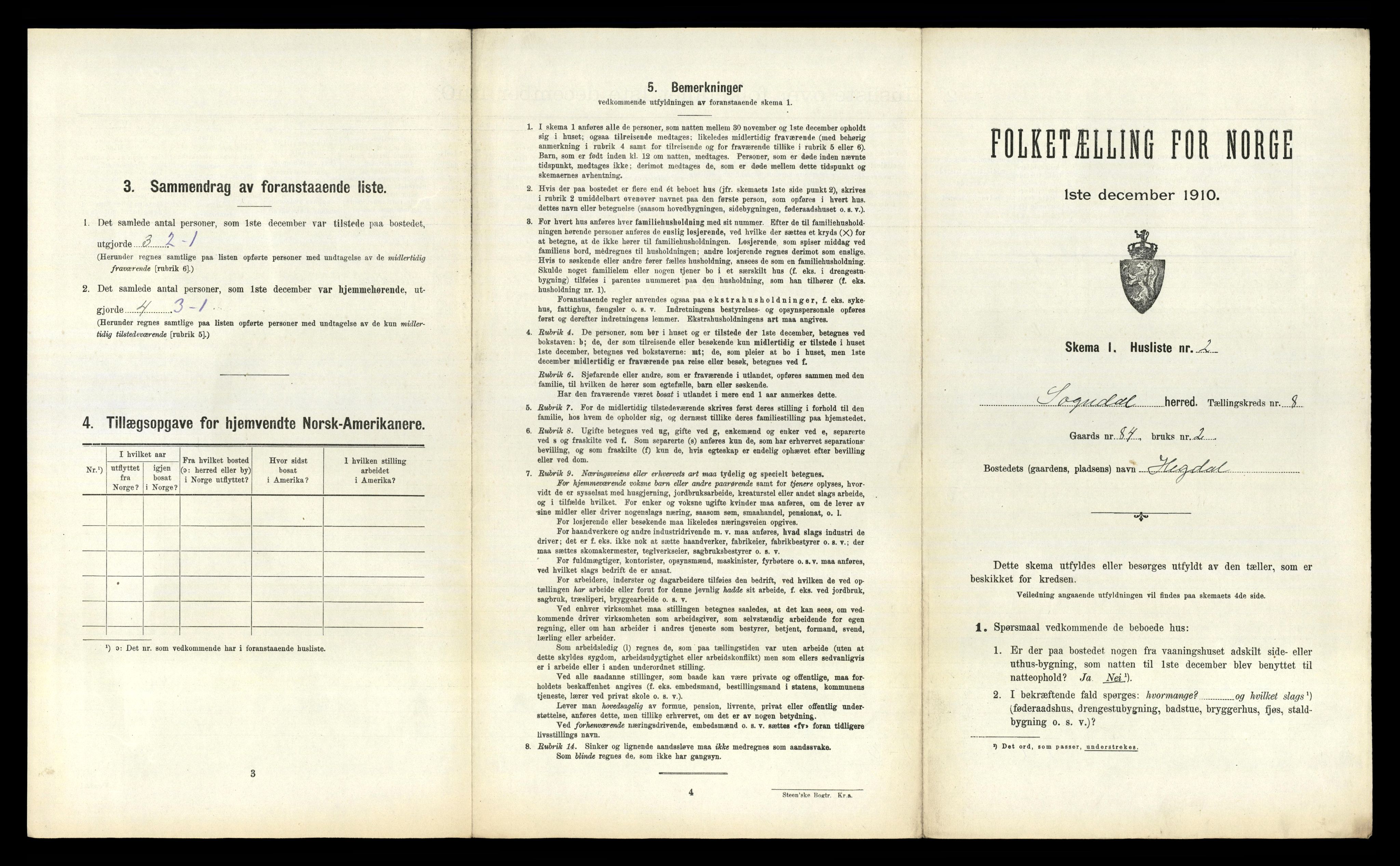 RA, 1910 census for Sokndal, 1910, p. 734