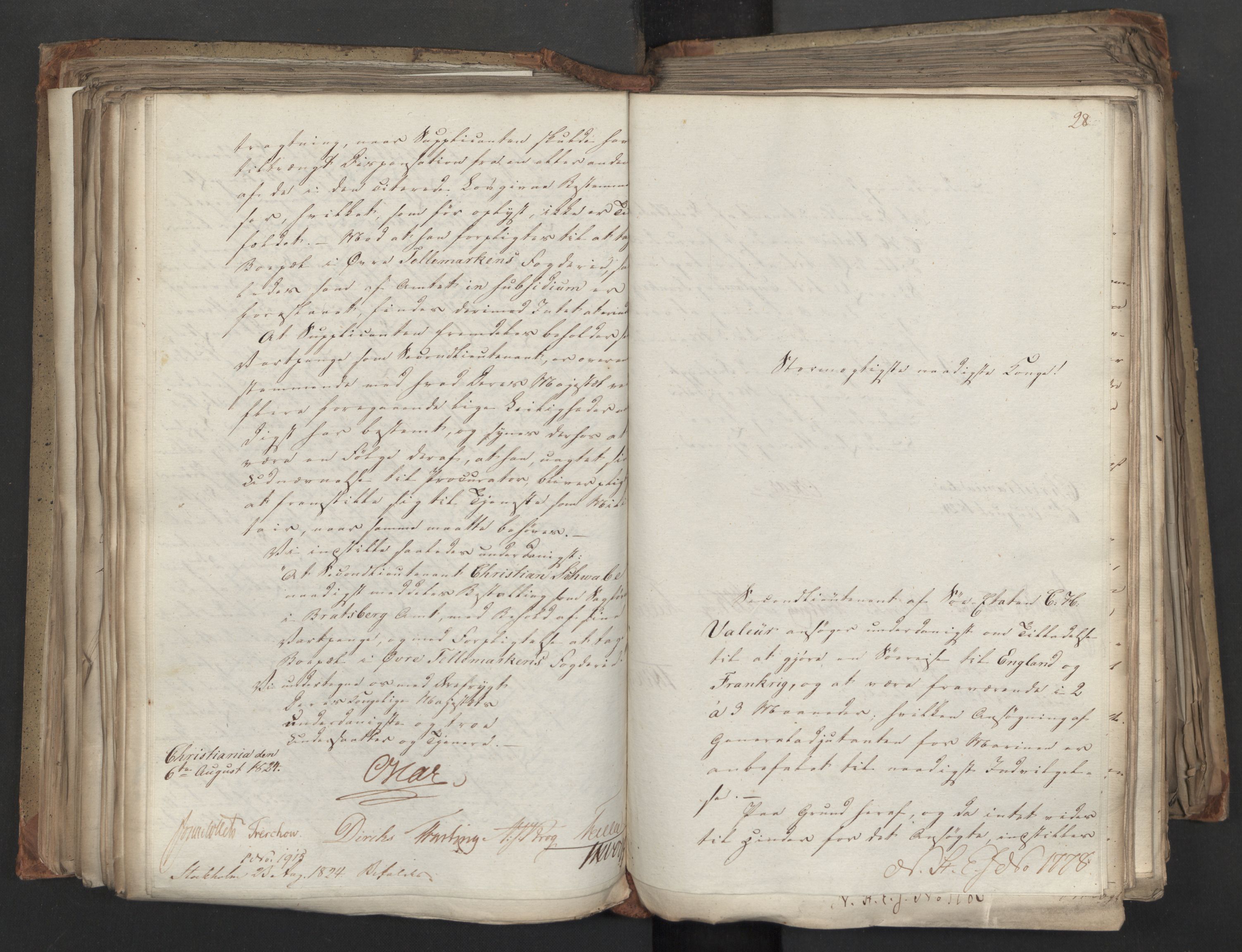 Statsrådsavdelingen i Stockholm, AV/RA-S-1003/D/Da/L0039: Regjeringsinnstillinger nr. 1661-1946, 1824, p. 282