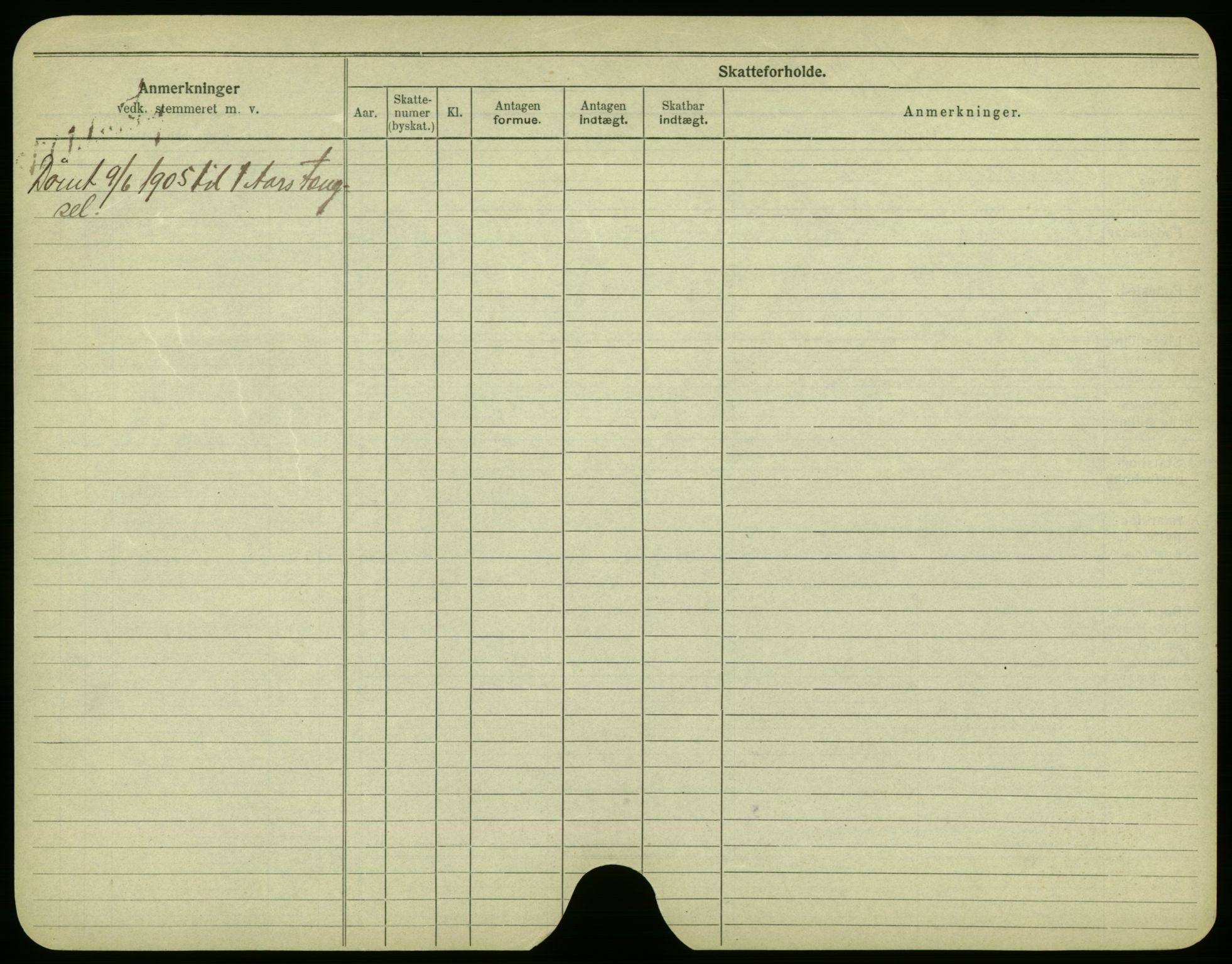 Oslo folkeregister, Registerkort, AV/SAO-A-11715/F/Fa/Fac/L0002: Menn, 1906-1914, p. 54b