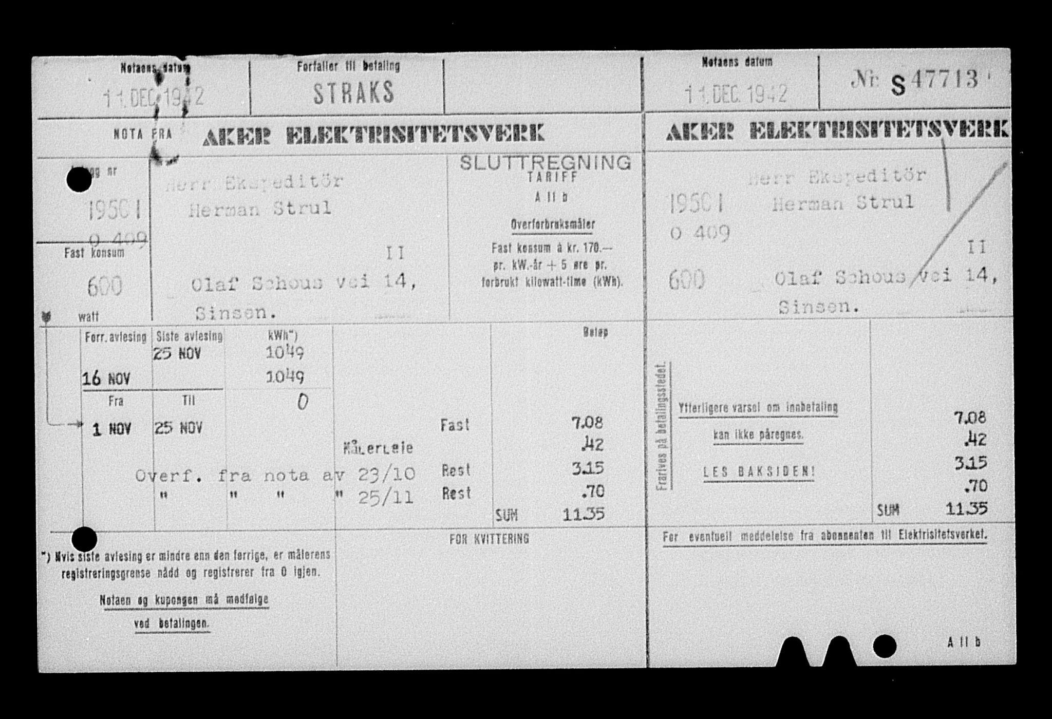 Justisdepartementet, Tilbakeføringskontoret for inndratte formuer, AV/RA-S-1564/H/Hc/Hcc/L0983: --, 1945-1947, p. 462